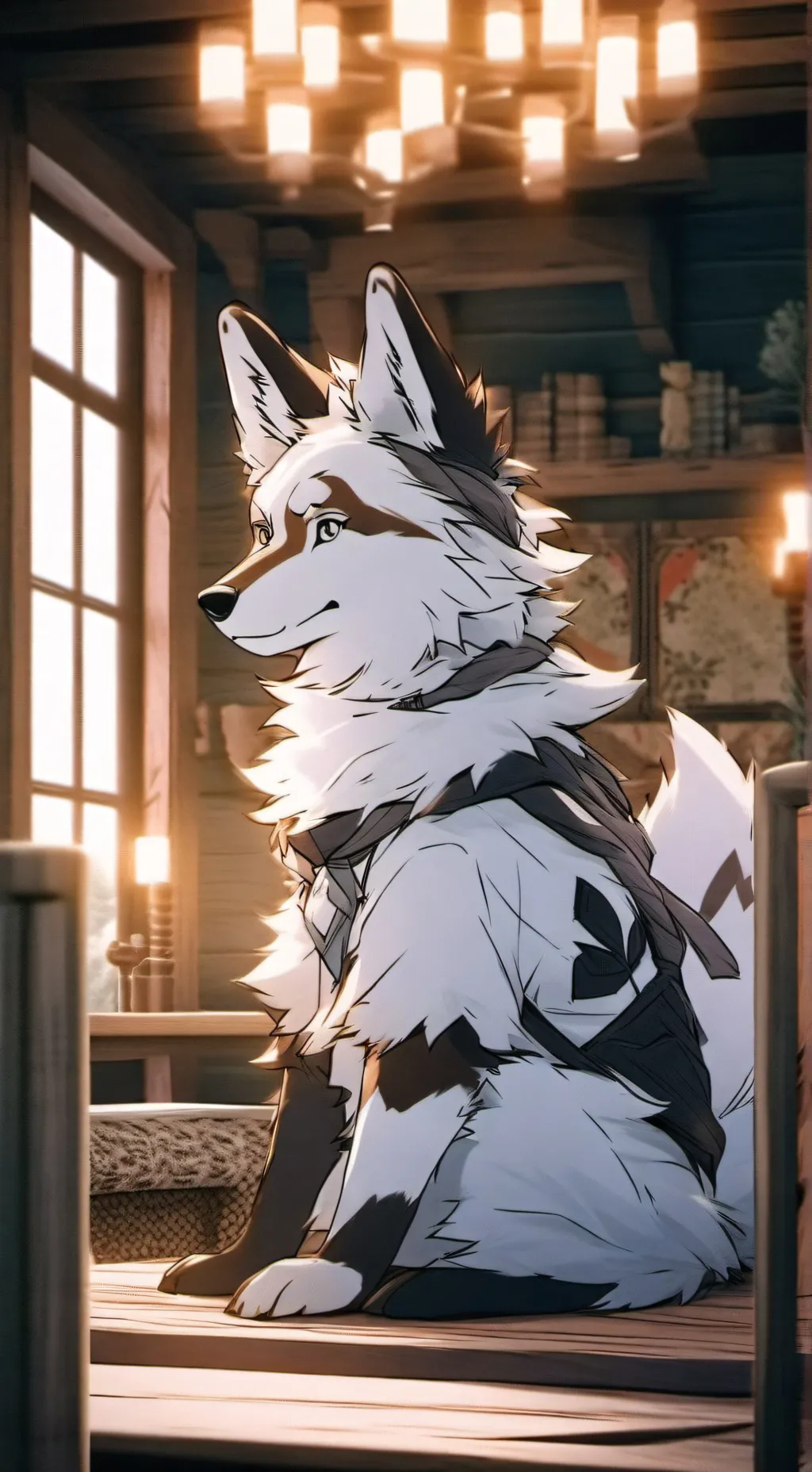 ai character: Fursuit 8 background