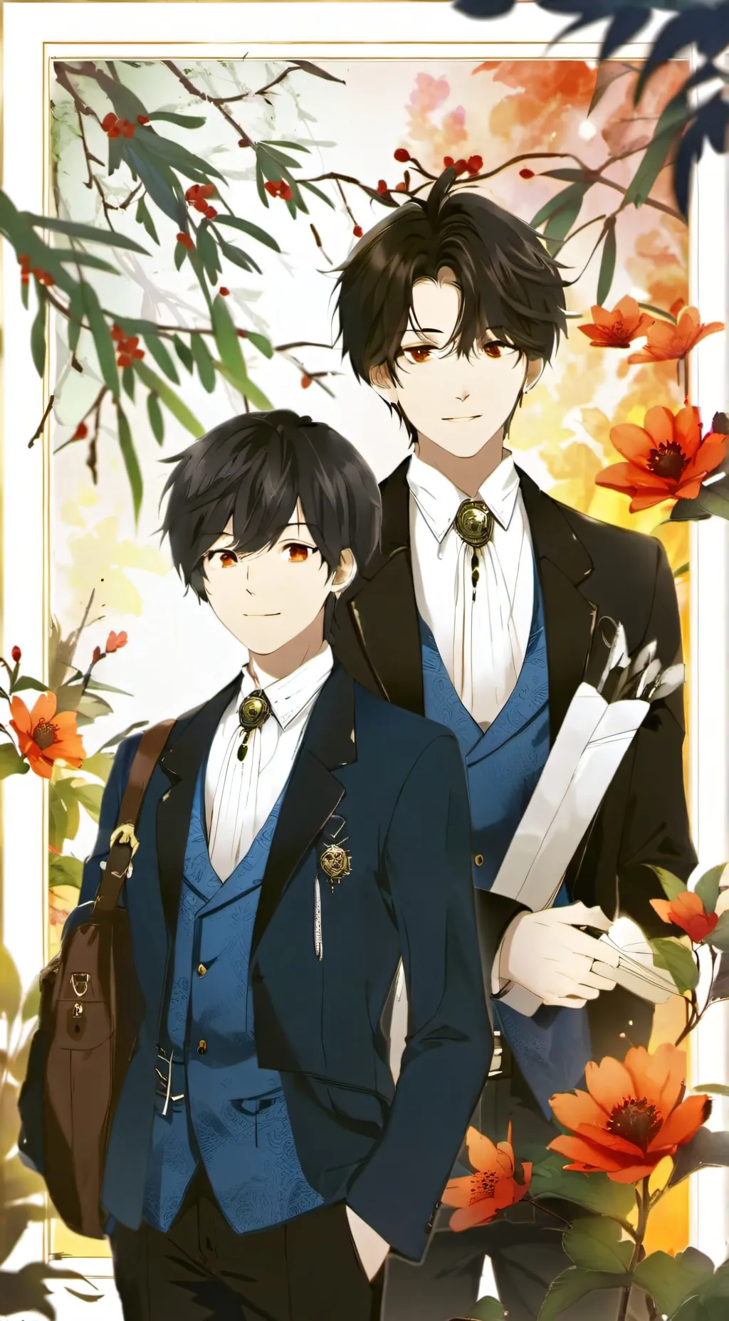 ai character: DreamNotFound  background