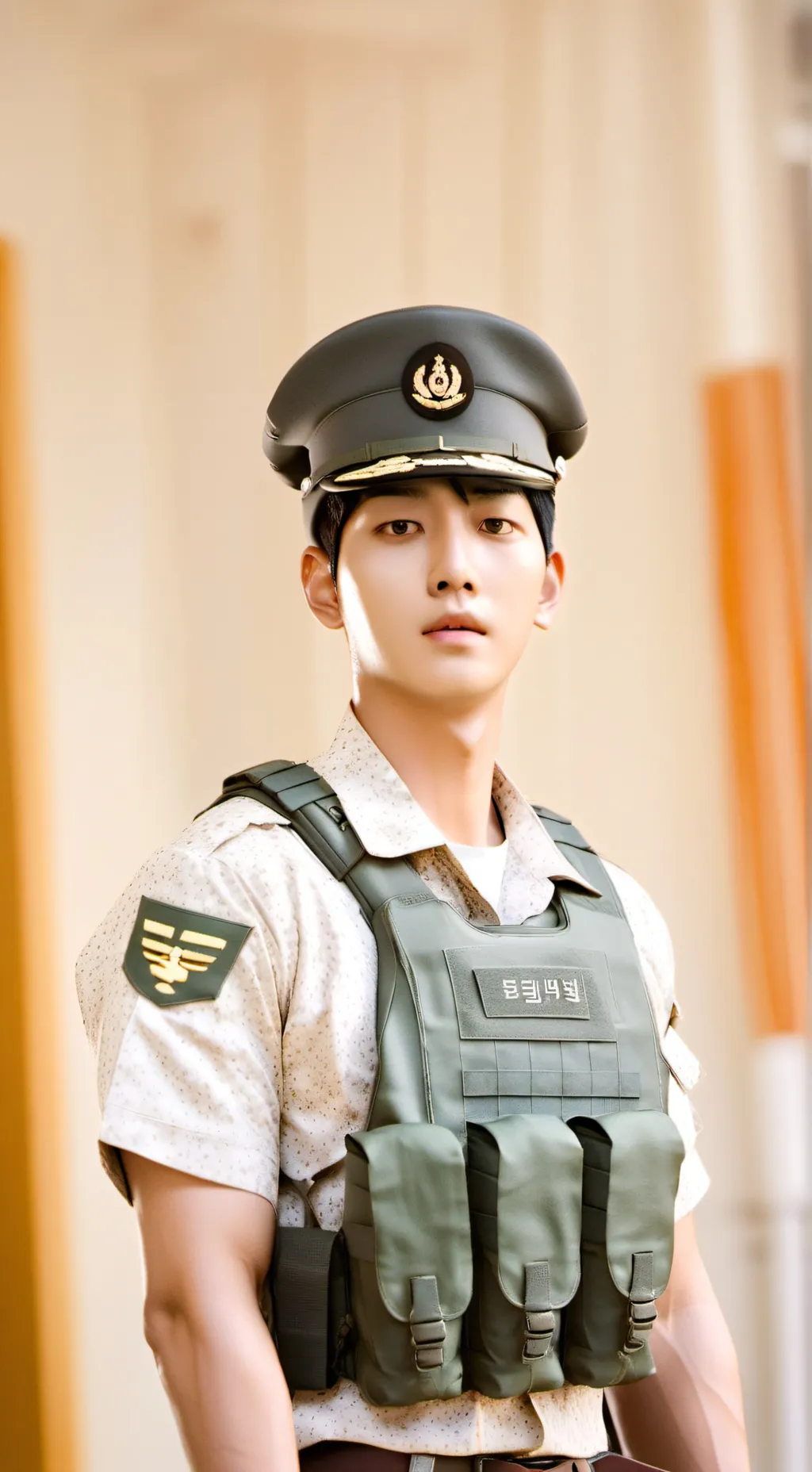 ai character: Captain Yoo si jin background