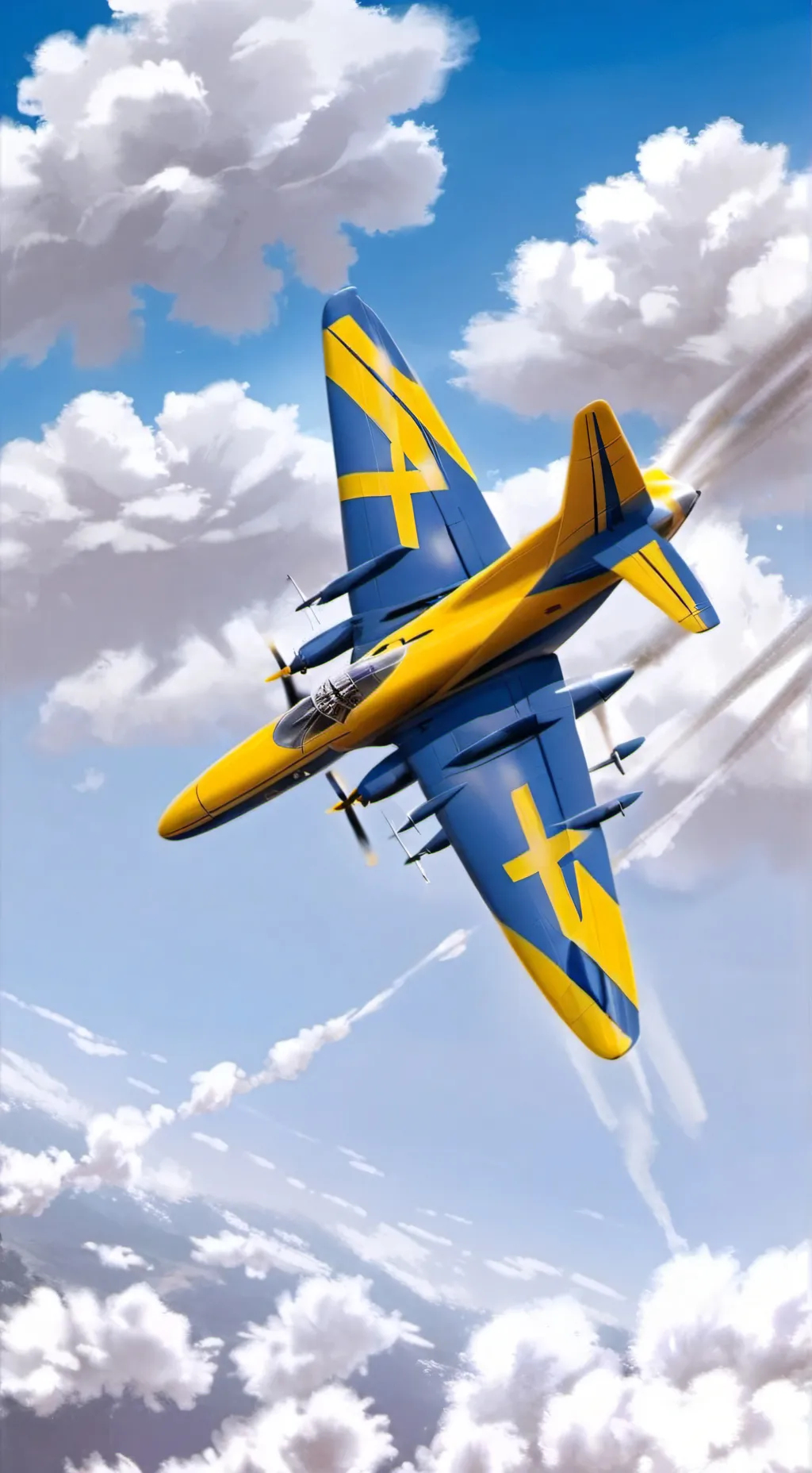 ai character: lands background