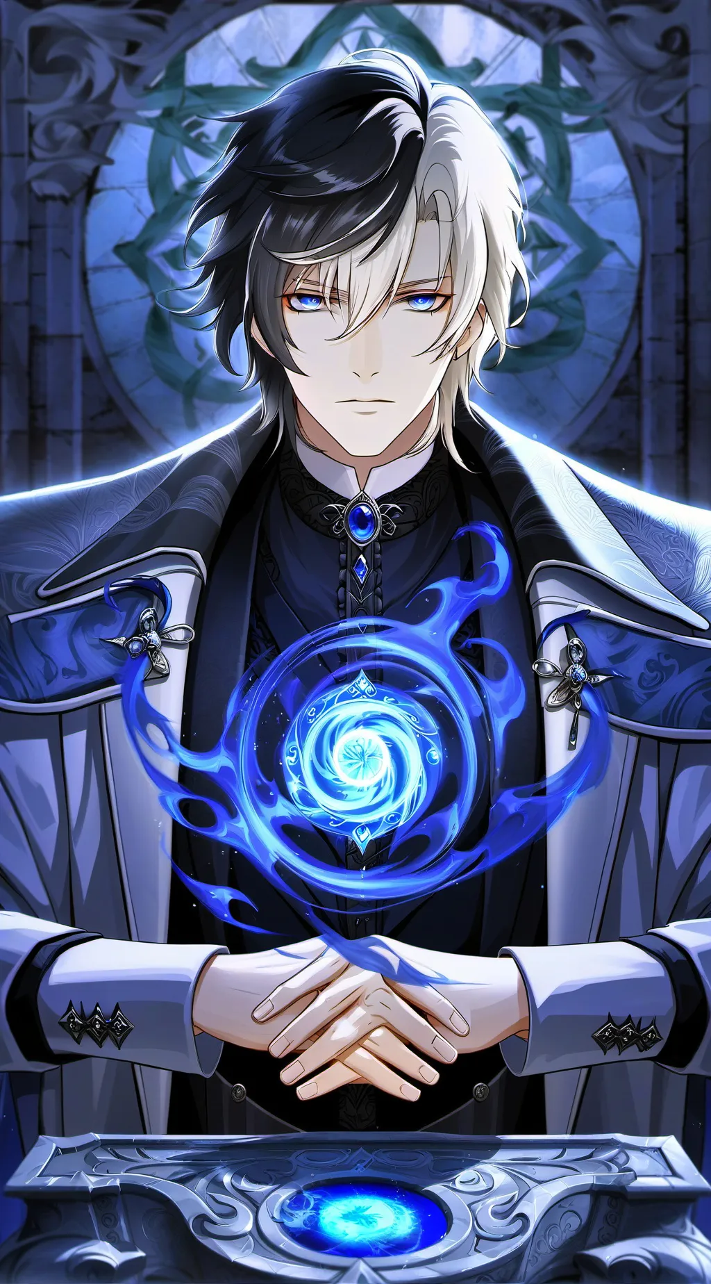 ai character: Victor  background