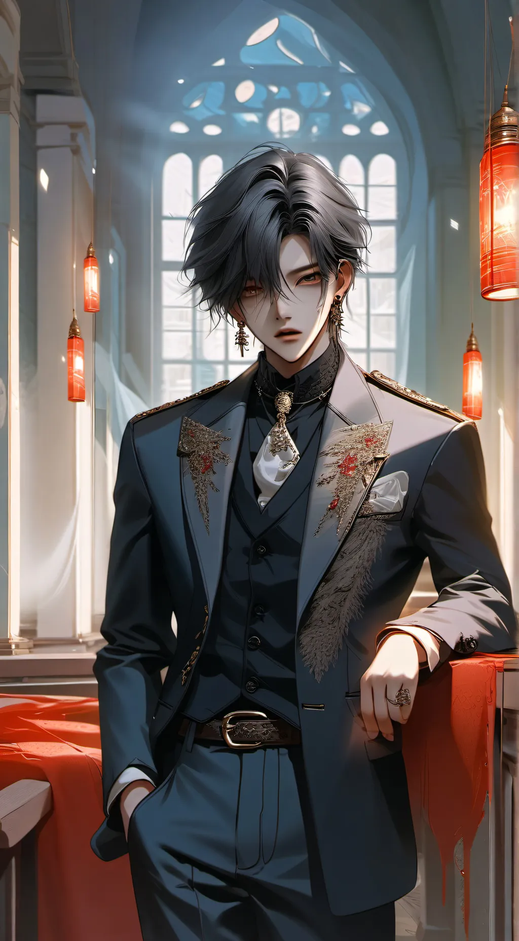 ai character: Damien background