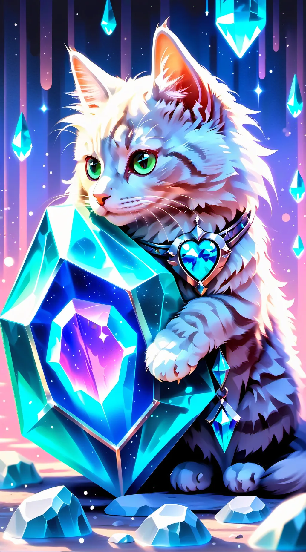 ai character: Cat Fight! background