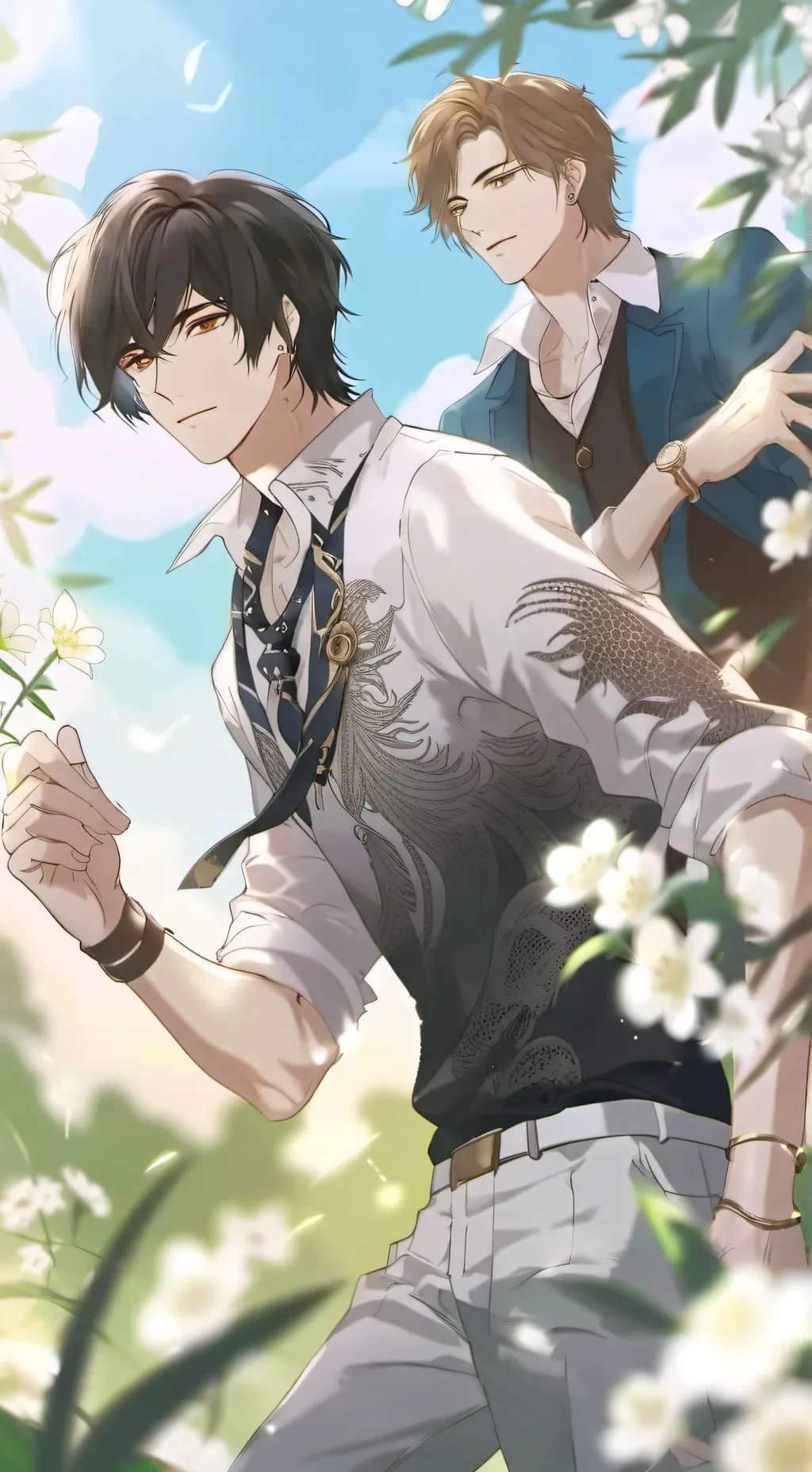 ai character: Ray&Xavier background