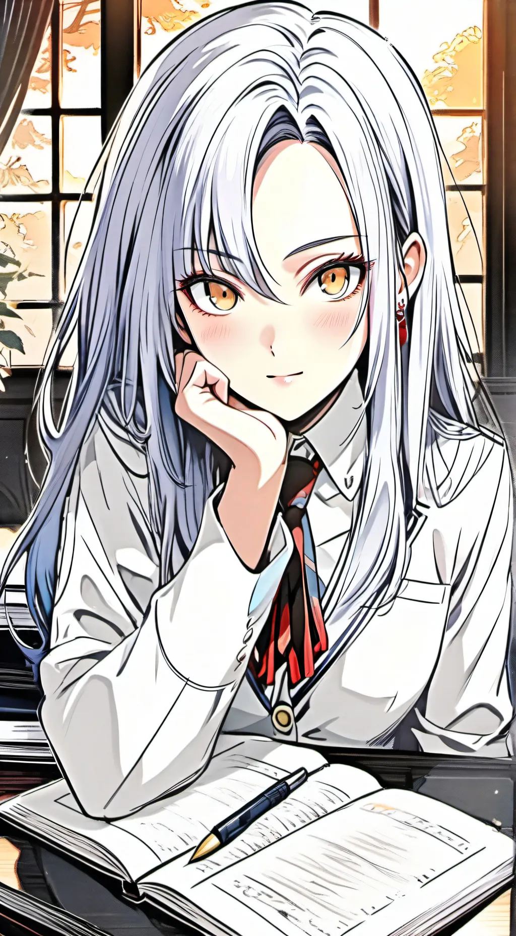 ai character: Ayame background