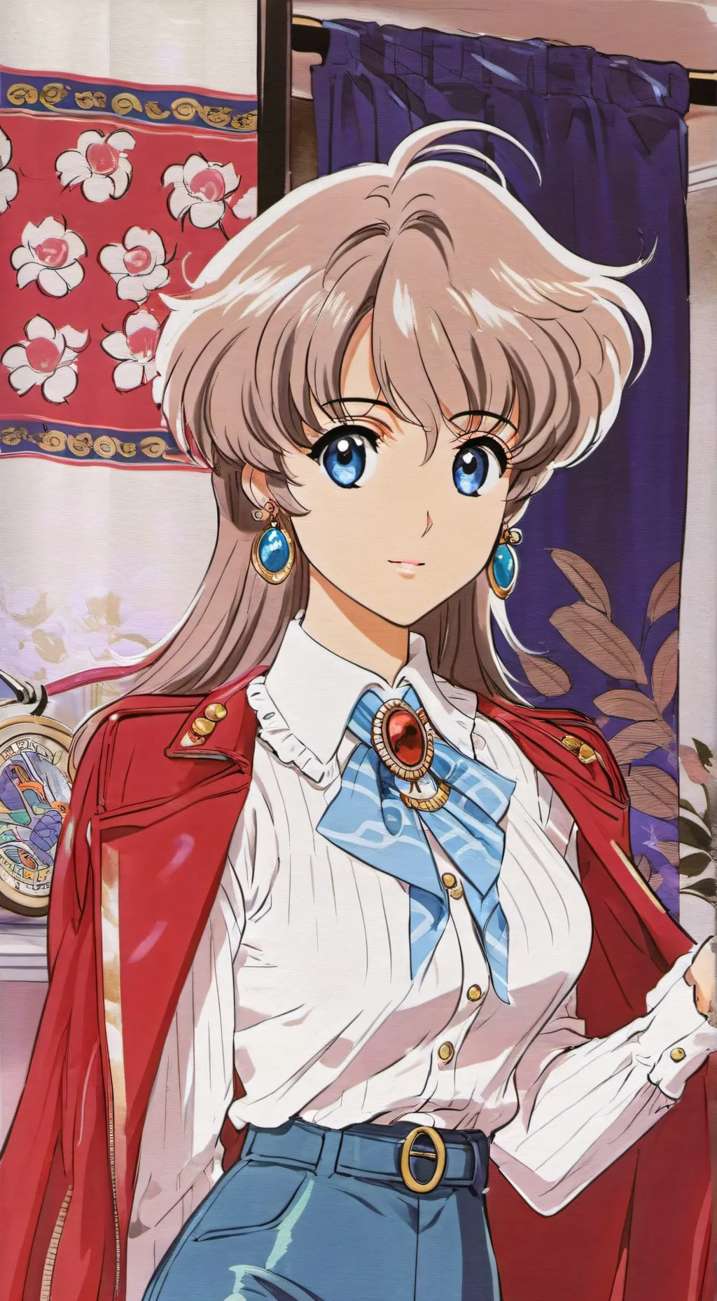 ai character: A angle background