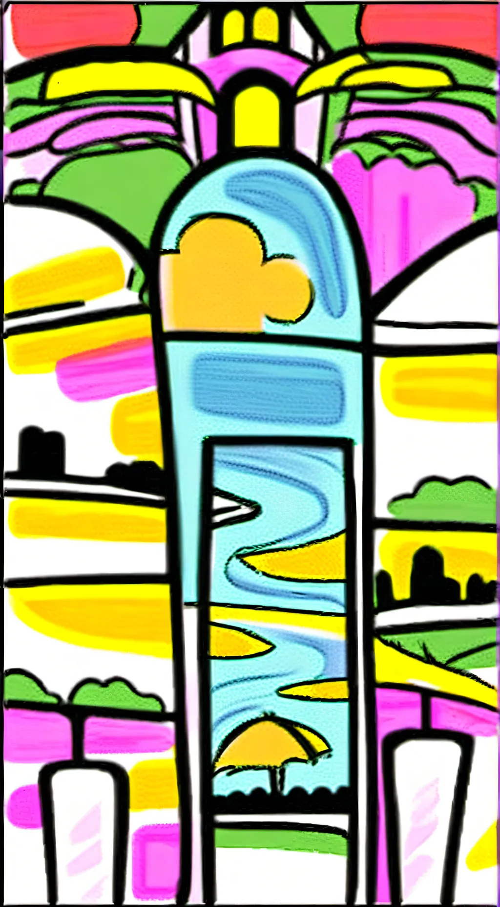 ai character: if sprunki met a k background