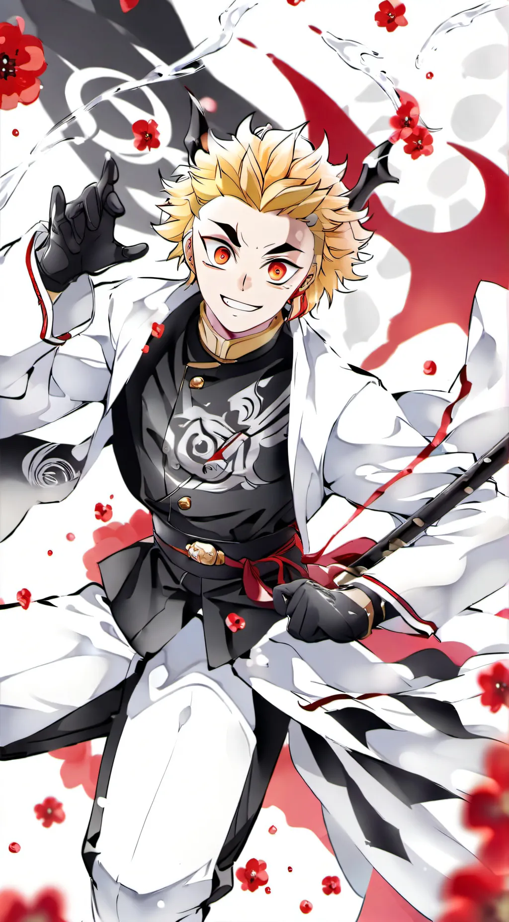 ai character: demon Slayer  background