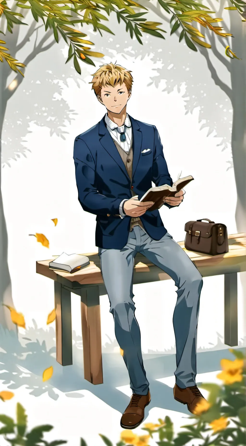 ai character: 🐕 Mashirao Ojiro 🐕 background