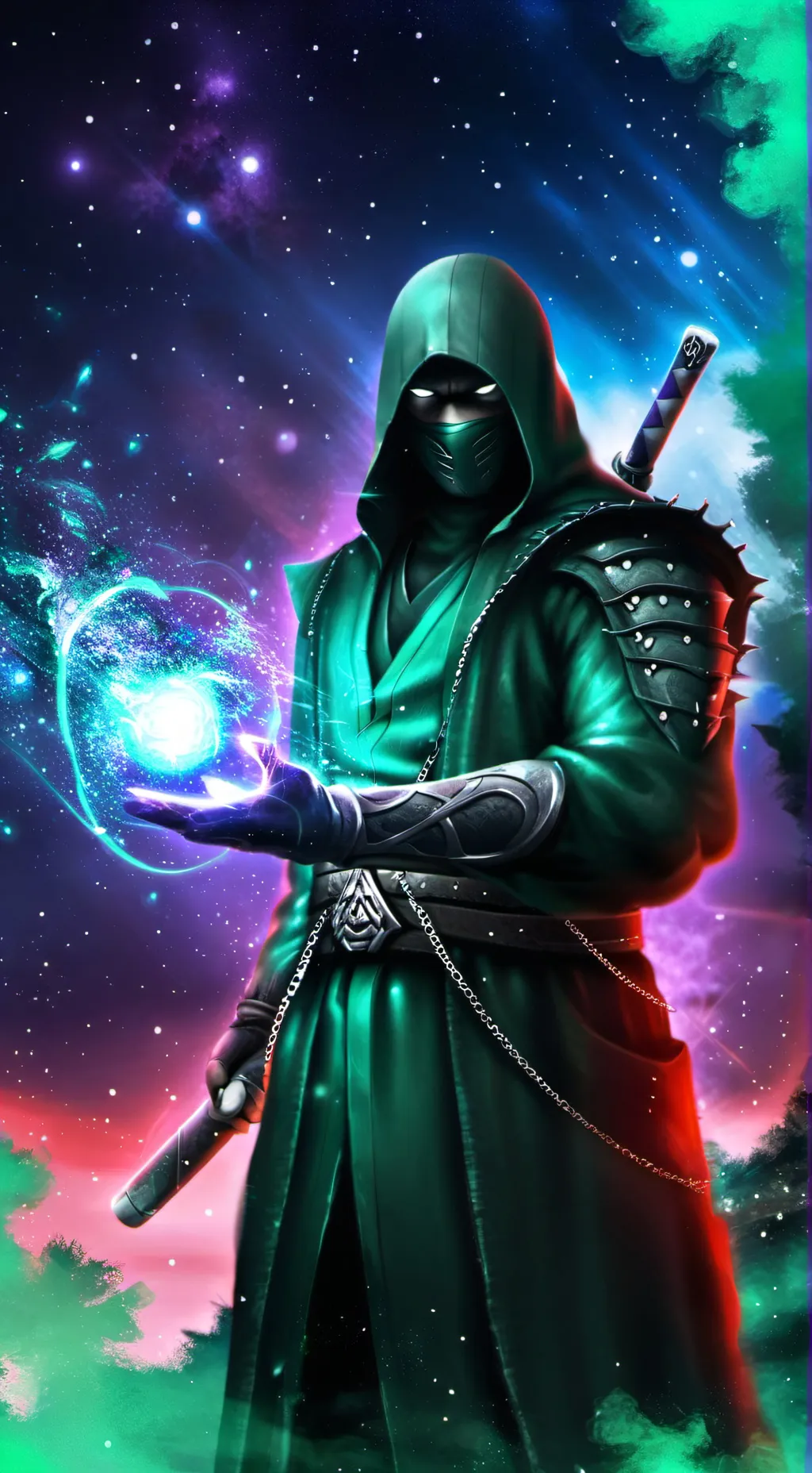 ai character: Wise Warrior background