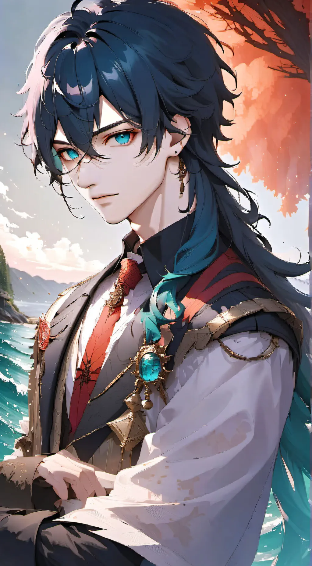 ai character: TOMIOKA GIYUU background