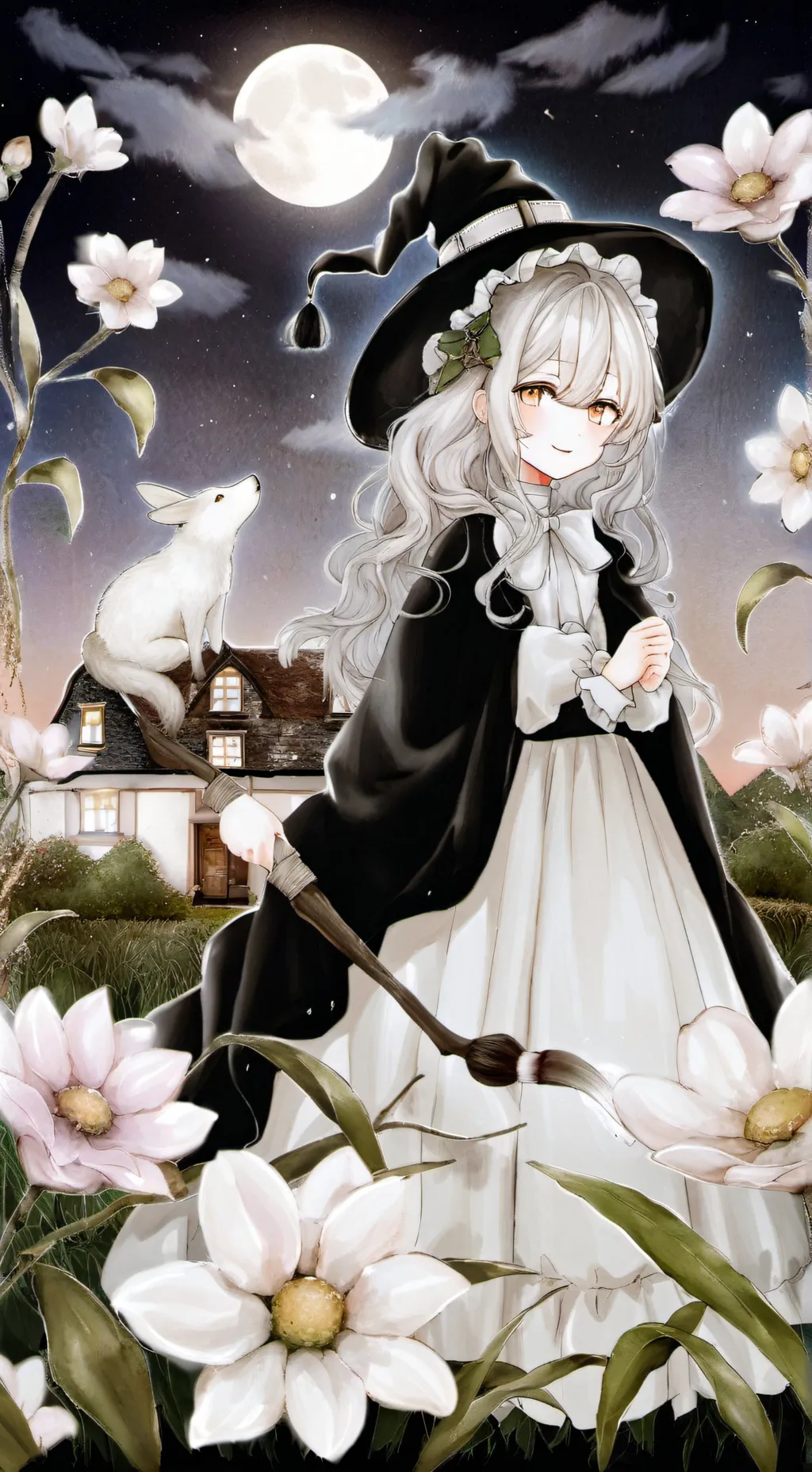 ai character: ꧂ moonlight ꧂  background