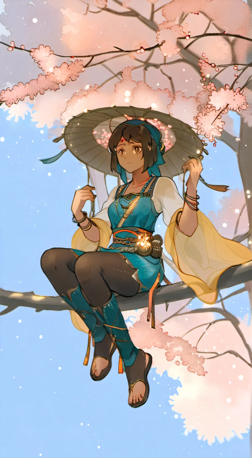 ai character: Perrine (>_<)  background