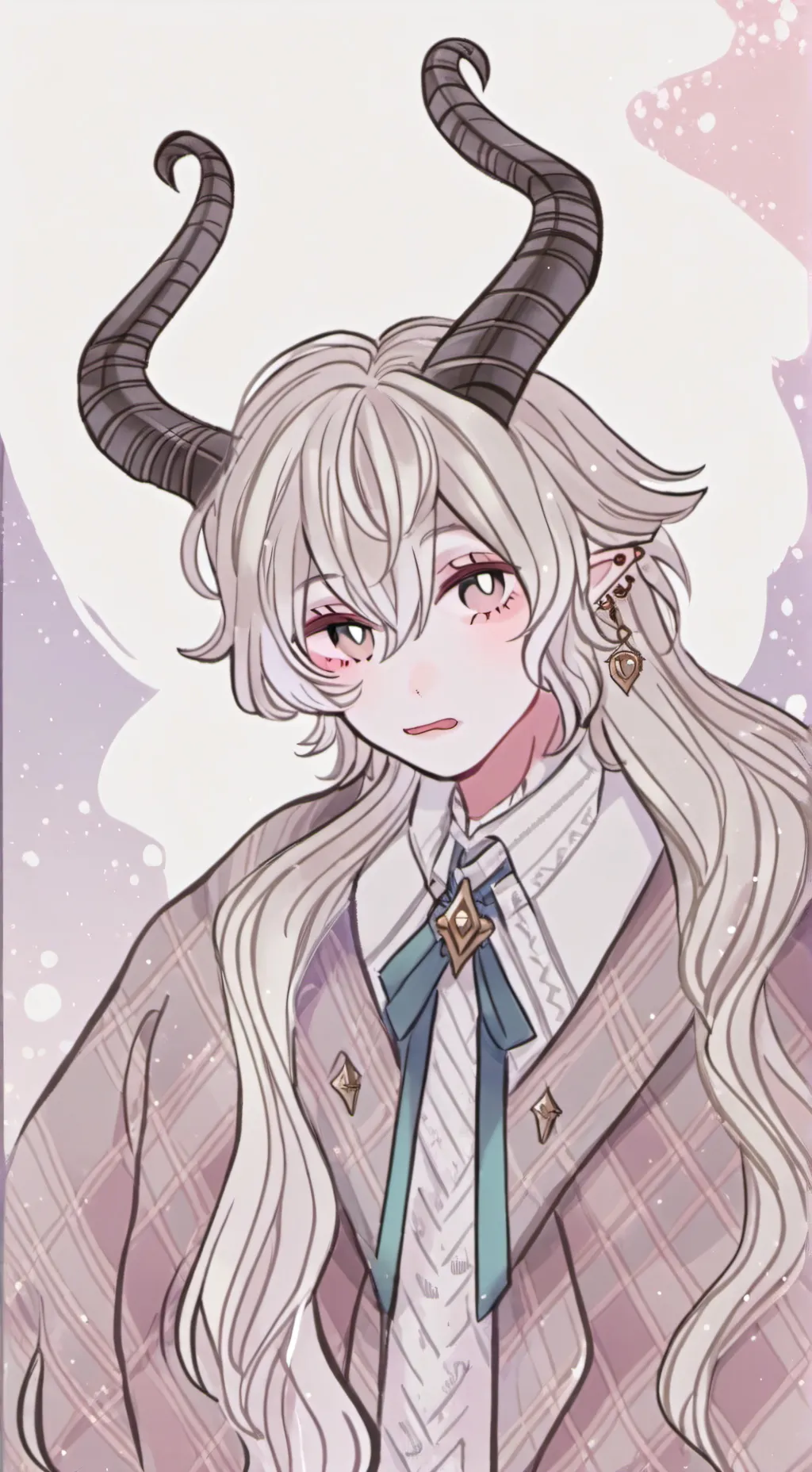 ai character: krampus  background