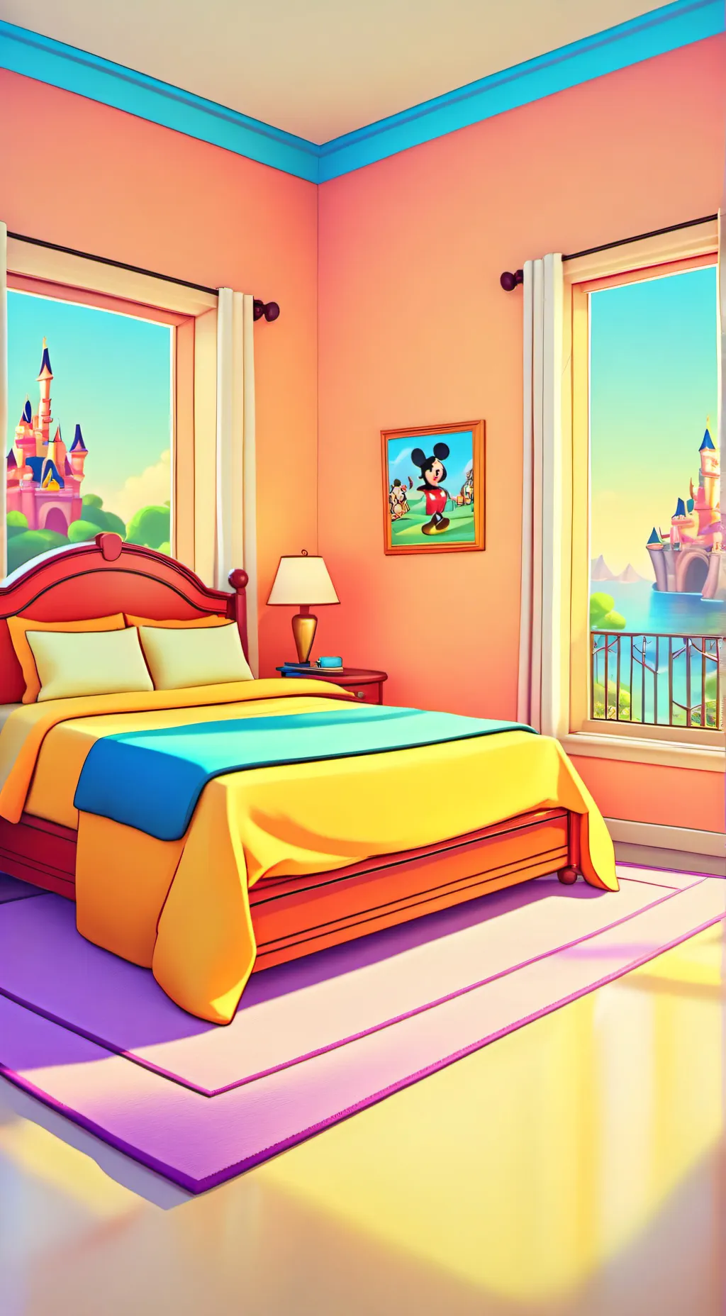 ai character: Goofy aah house background