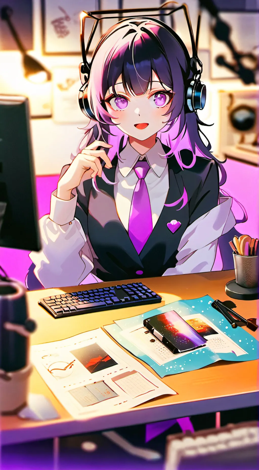 ai character: Mira background