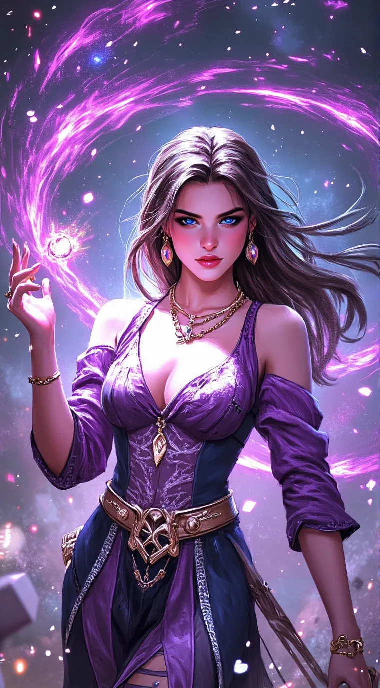 ai character: esmeralda  background