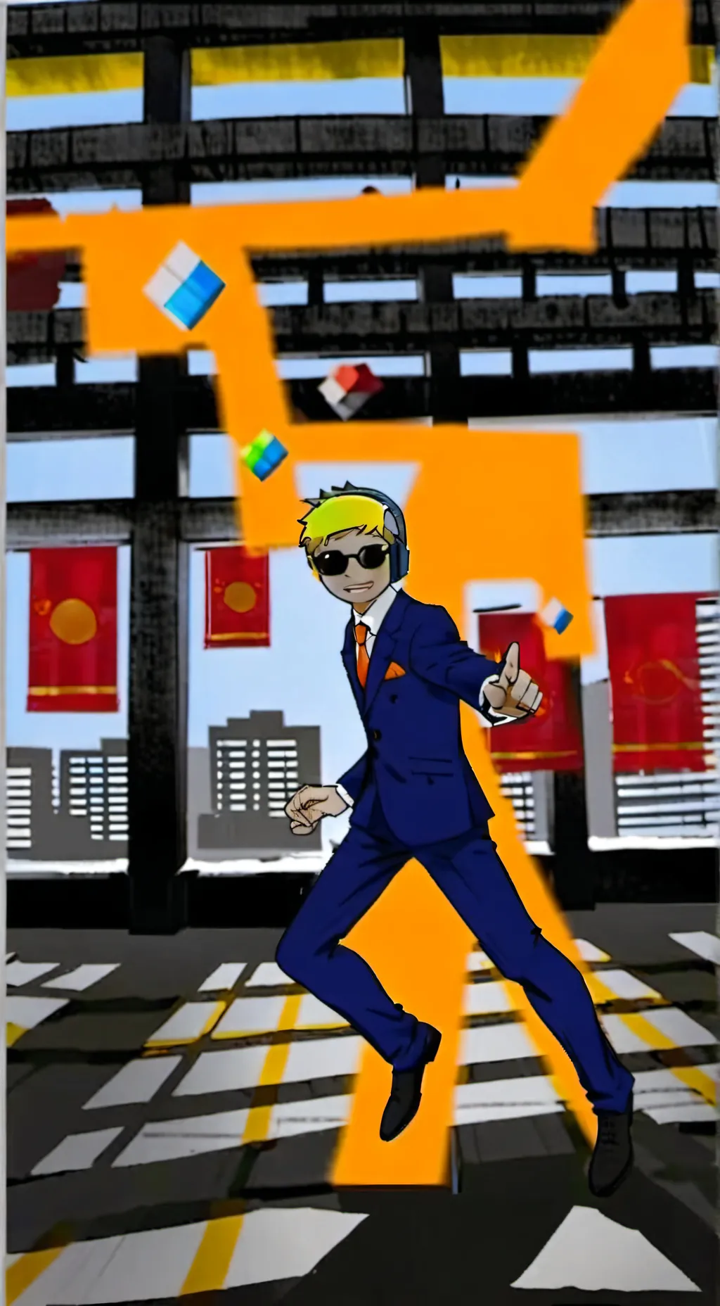 ai character: Parkour civilizati background