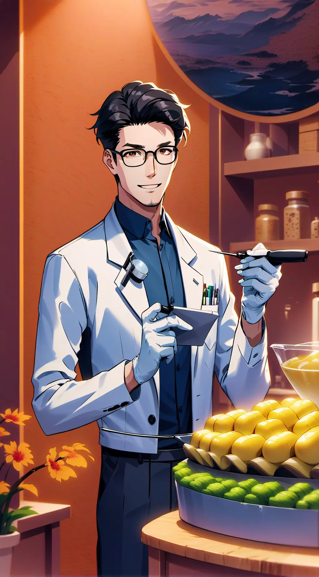 ai character: seo jin chung  background