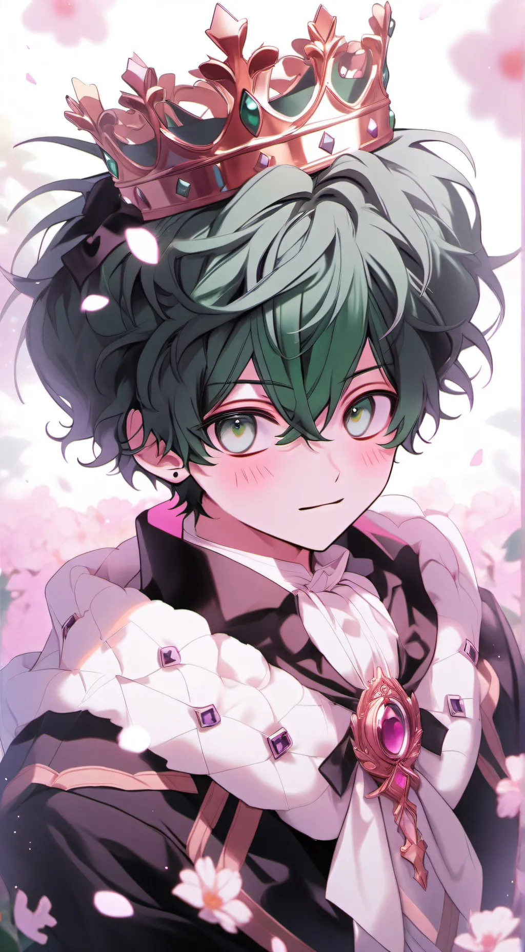 ai character: ⚜️MHA but Royalty🥦 background