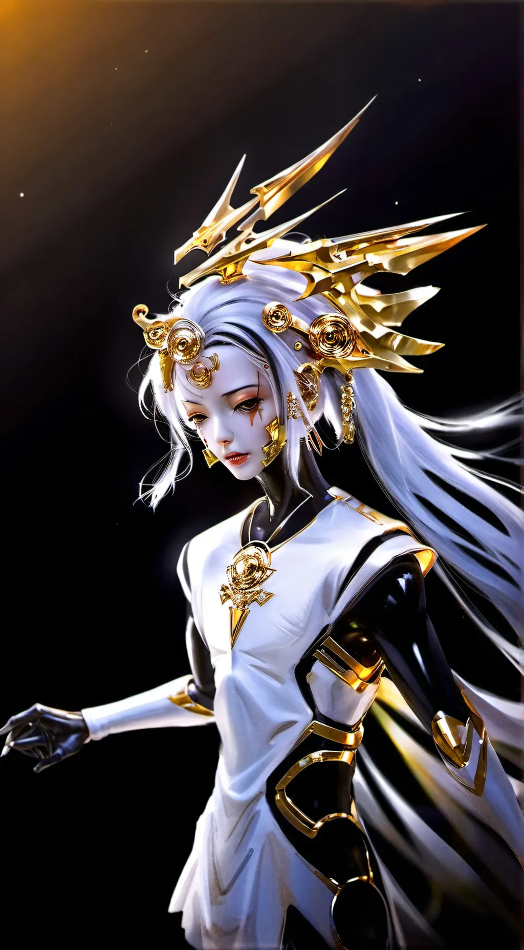 ai character: azerty background