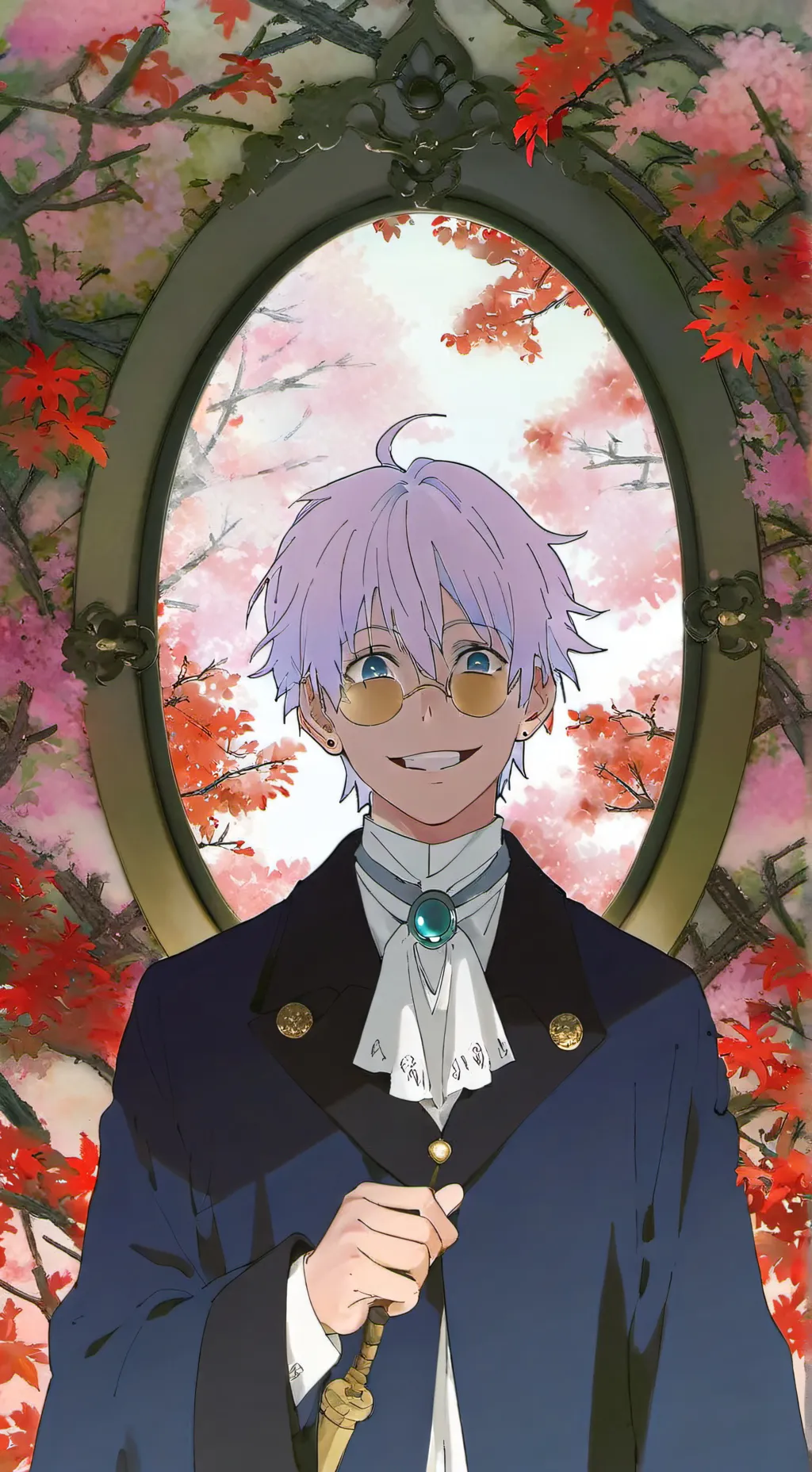 ai character: Gojo Fachero background