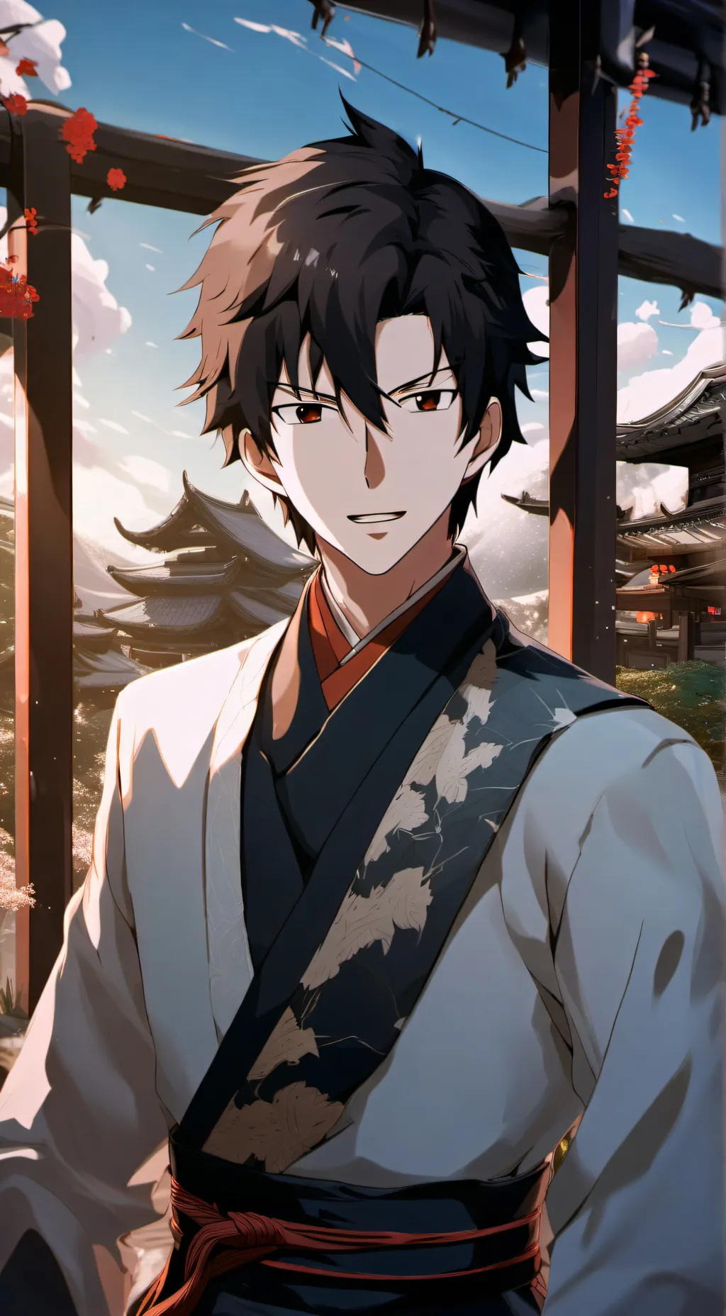 ai character: 蔡石帅 background