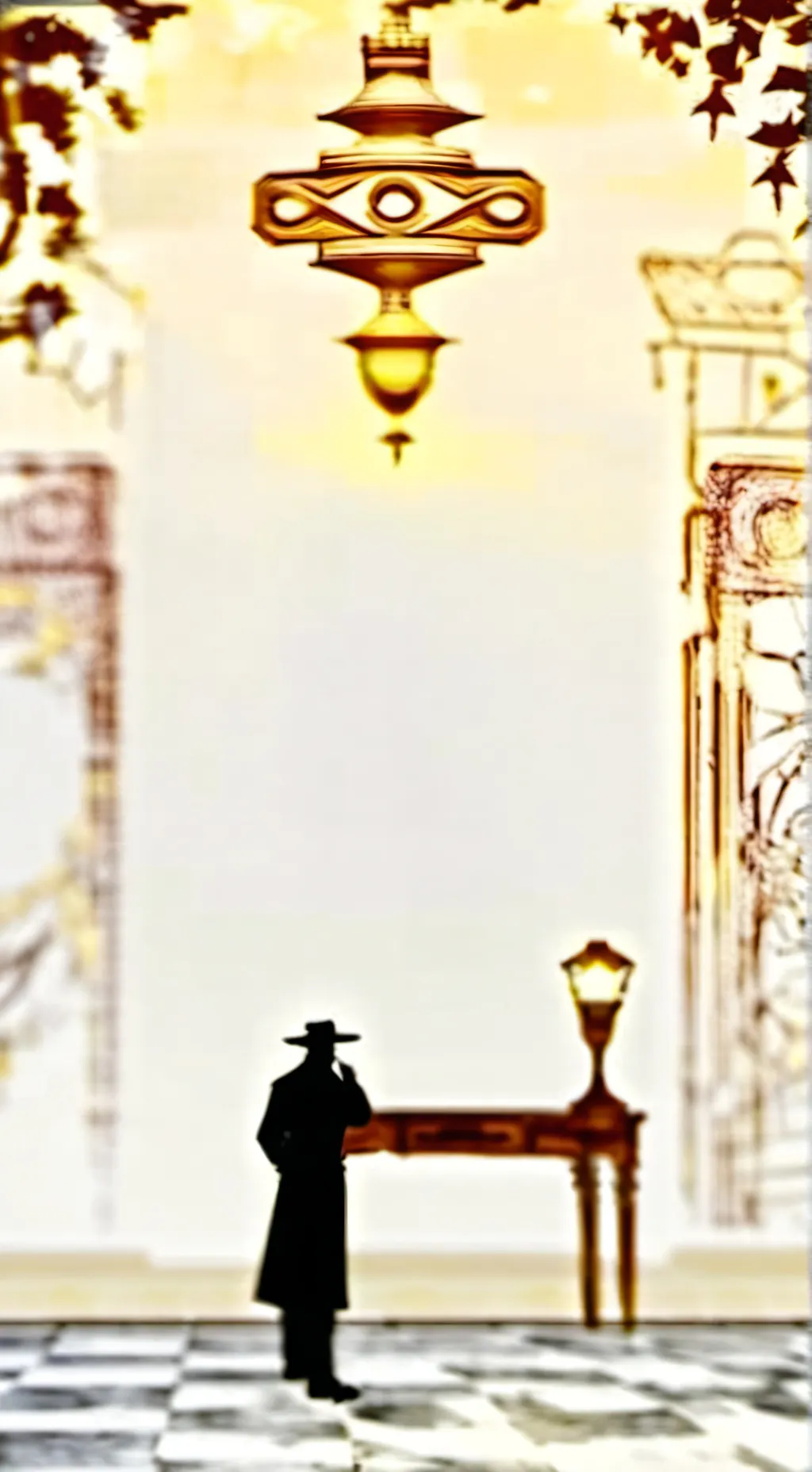 ai character: bill cipher idk background