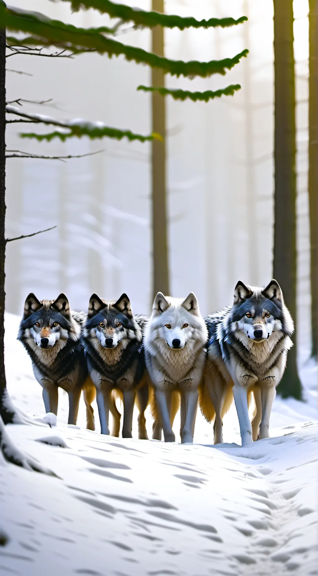 ai character: Silver paws background