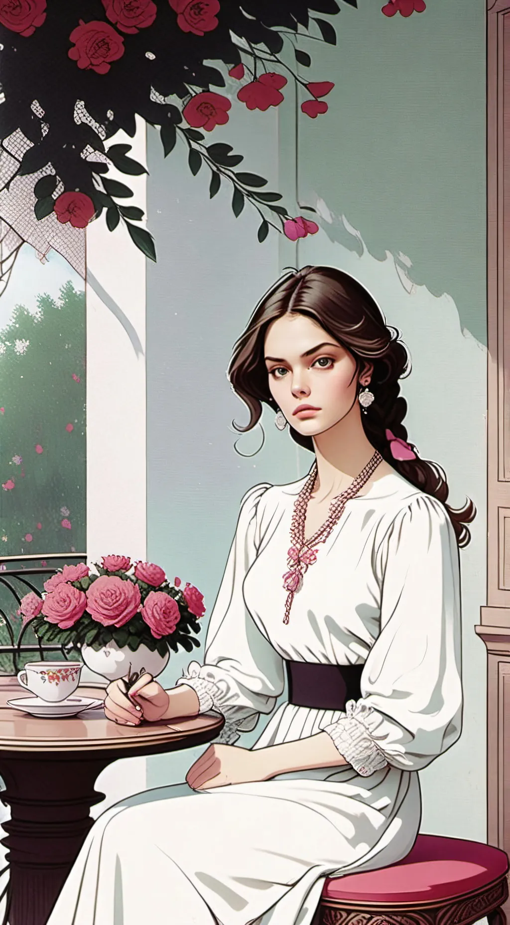 ai character: Luz background