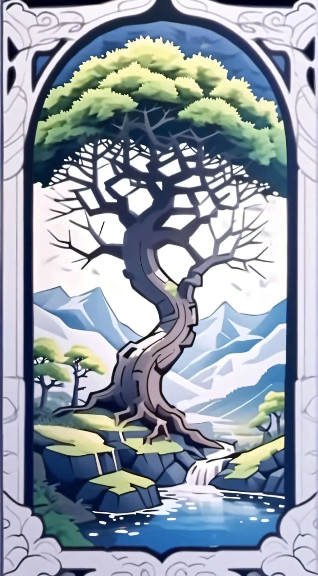 ai character: DW meets TADC!  background