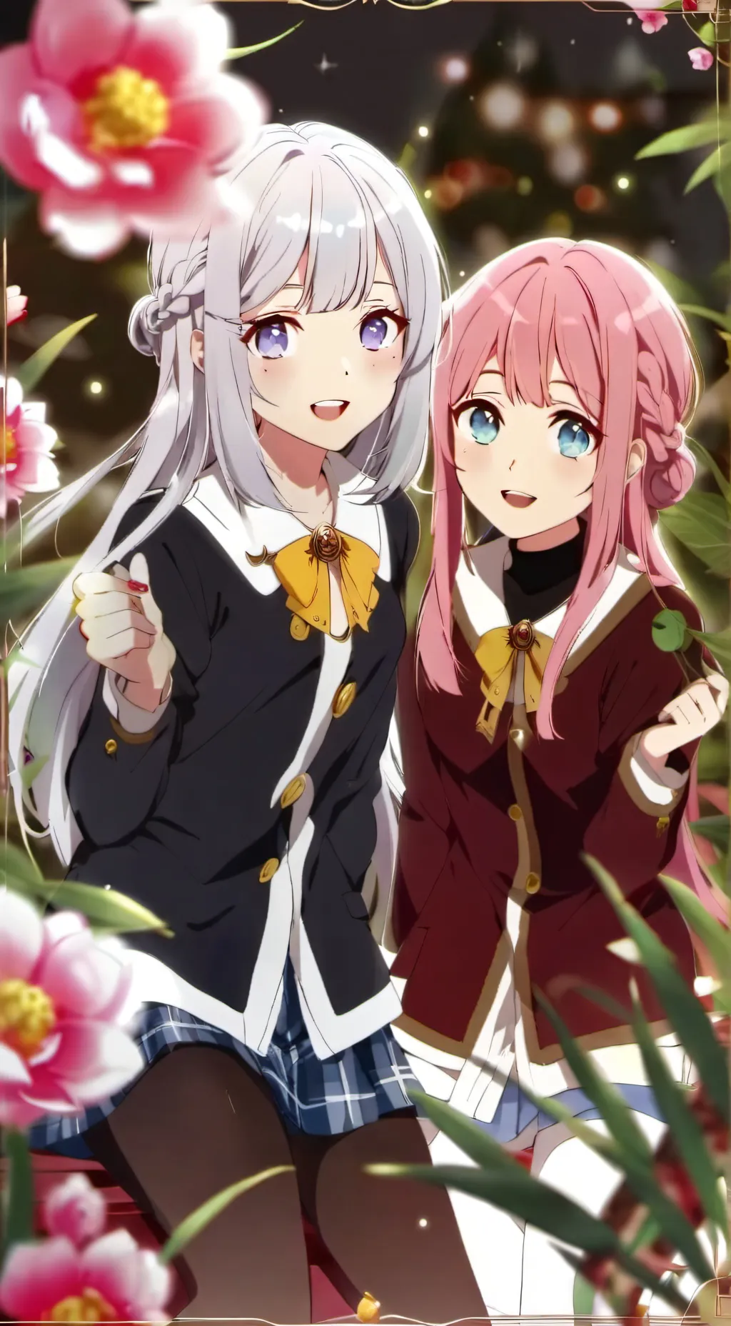 ai character: Maria y Elisa background