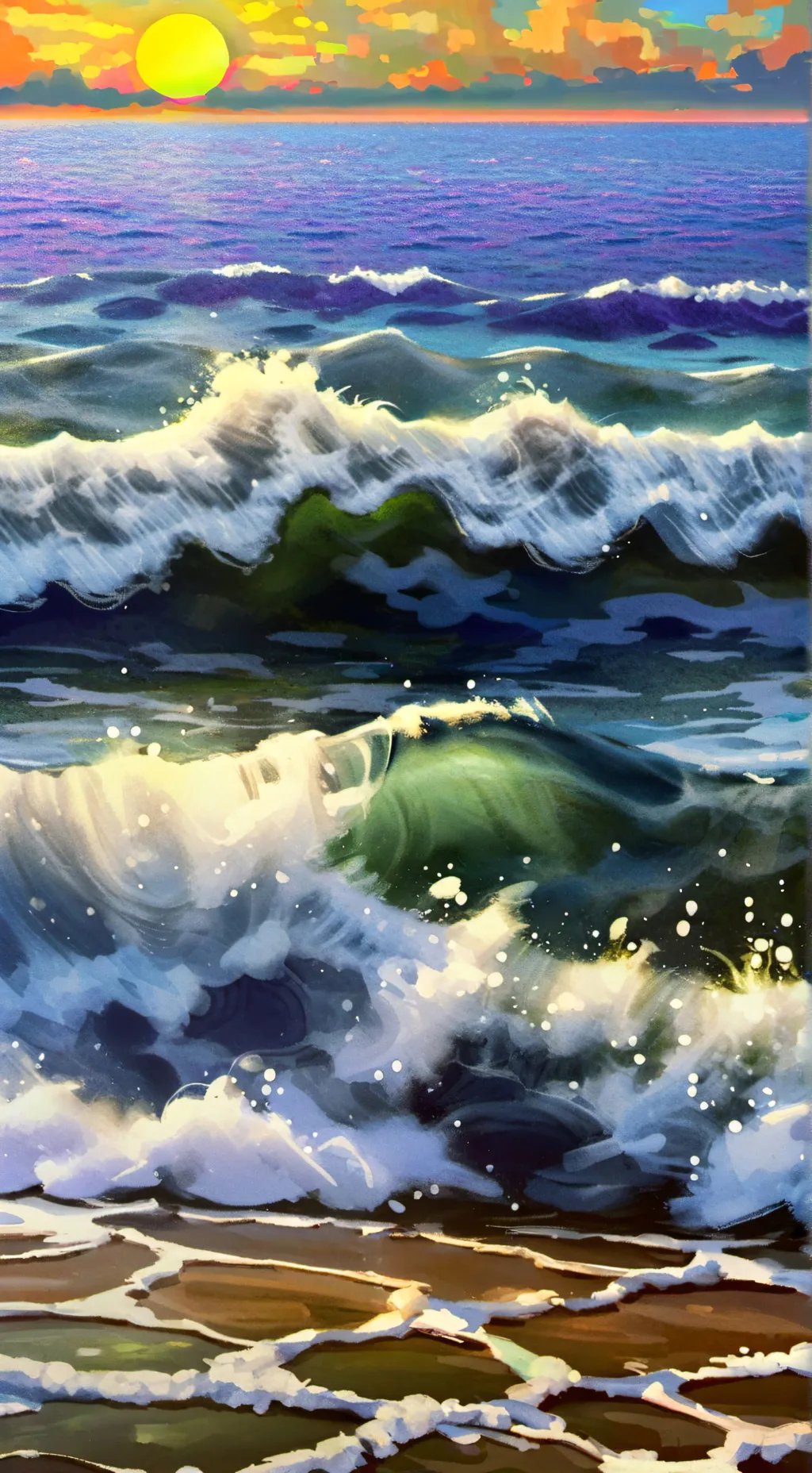 ai character: tv woman background