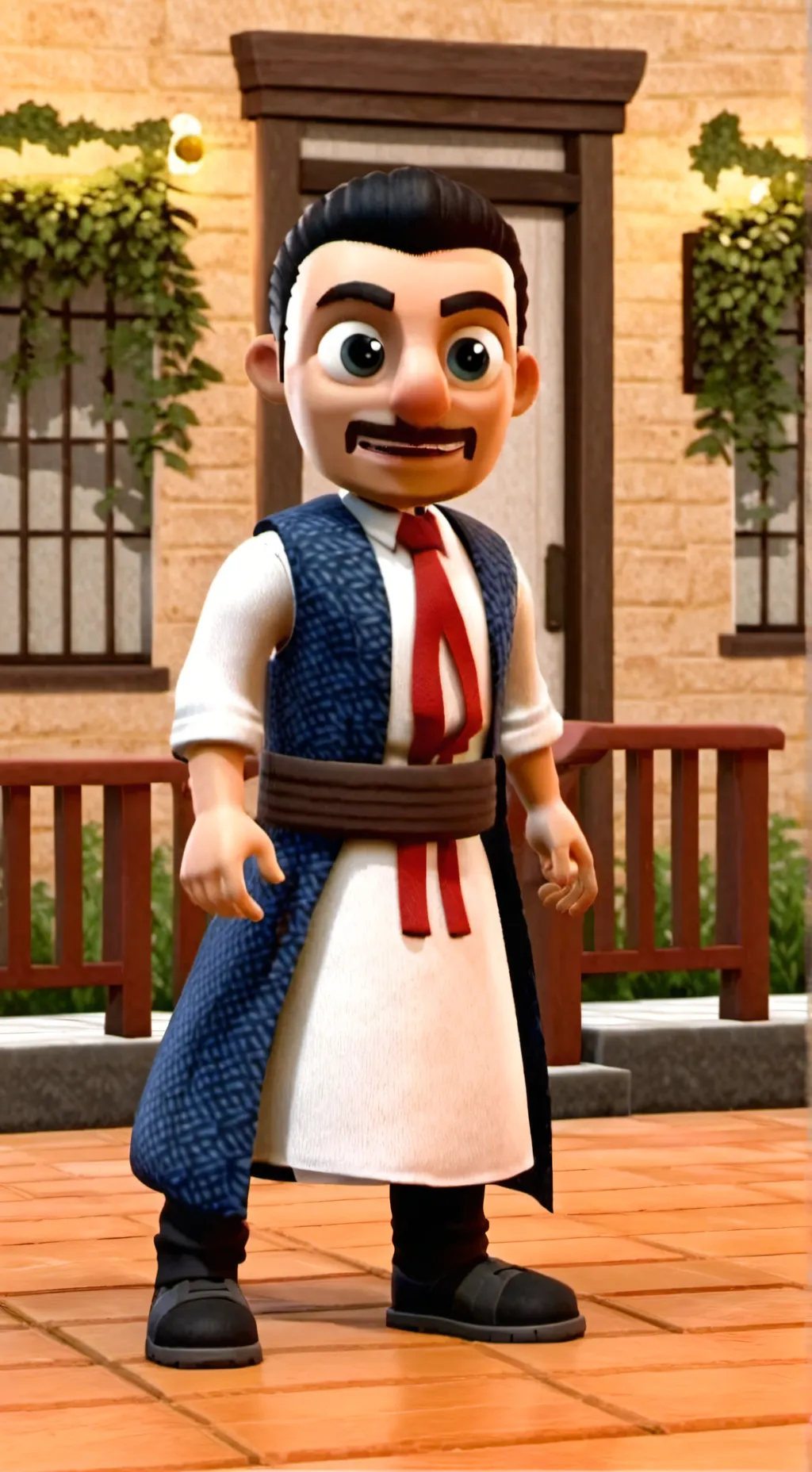 ai character: DIGICAL circus 4 background