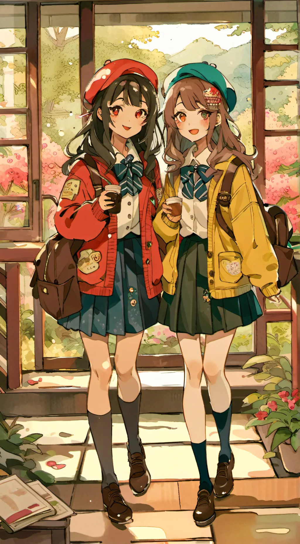 ai character: Shenela and maya background