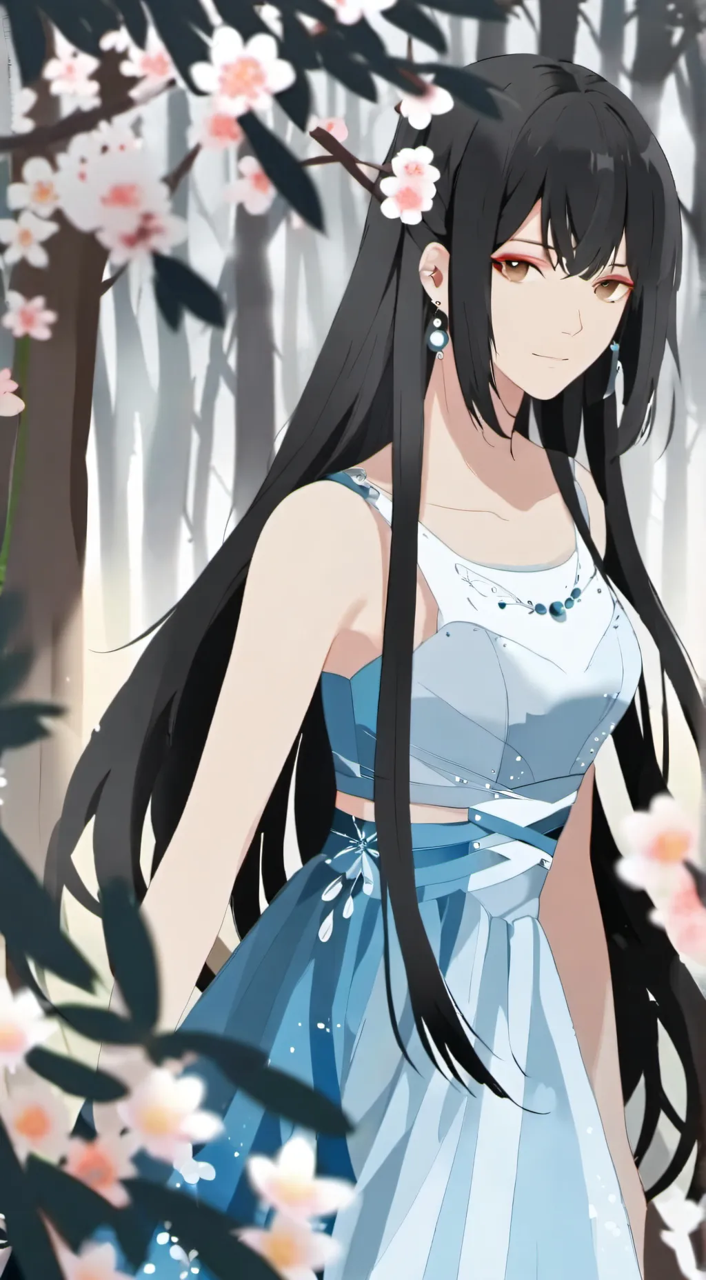 ai character: luna background