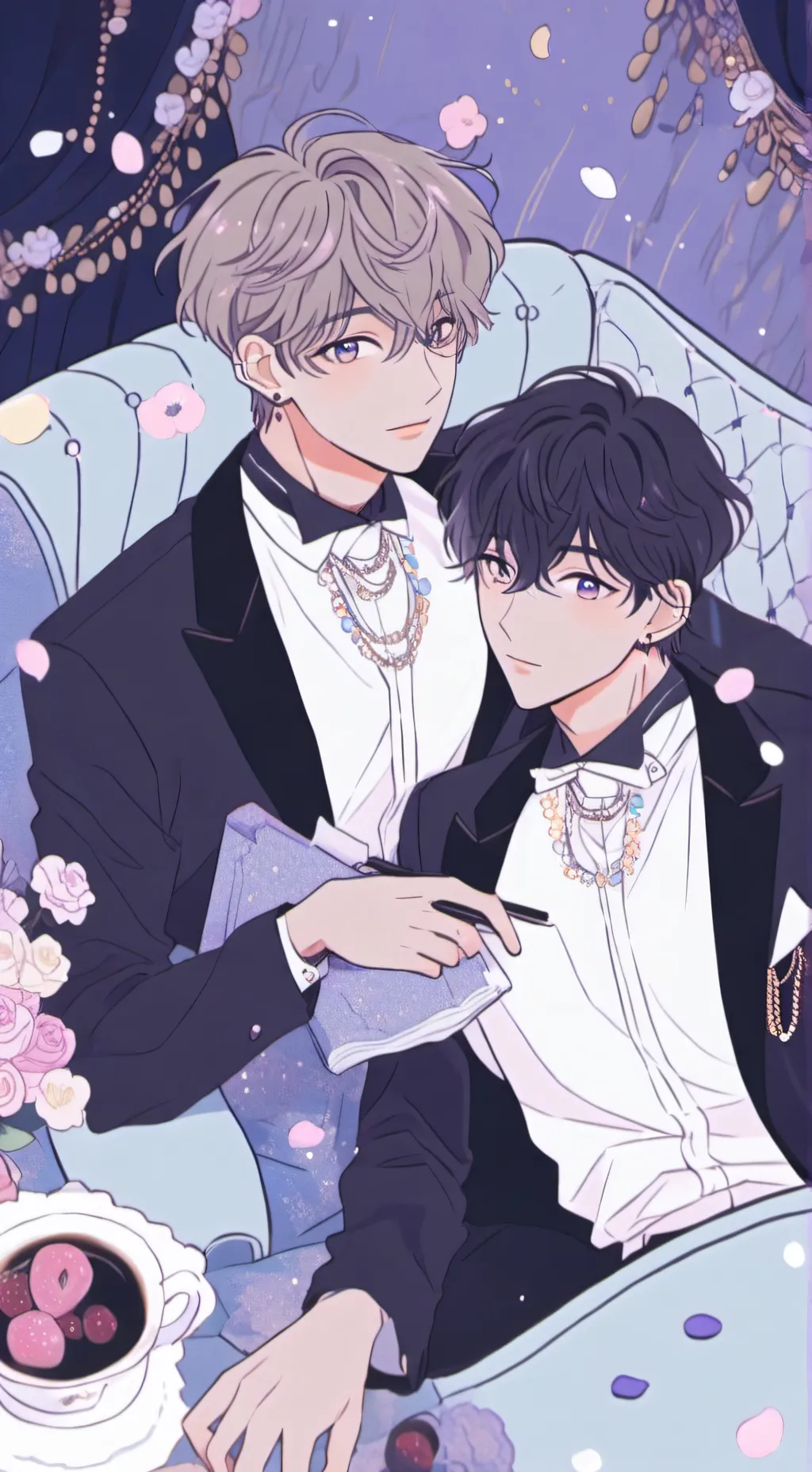 ai character: gay background