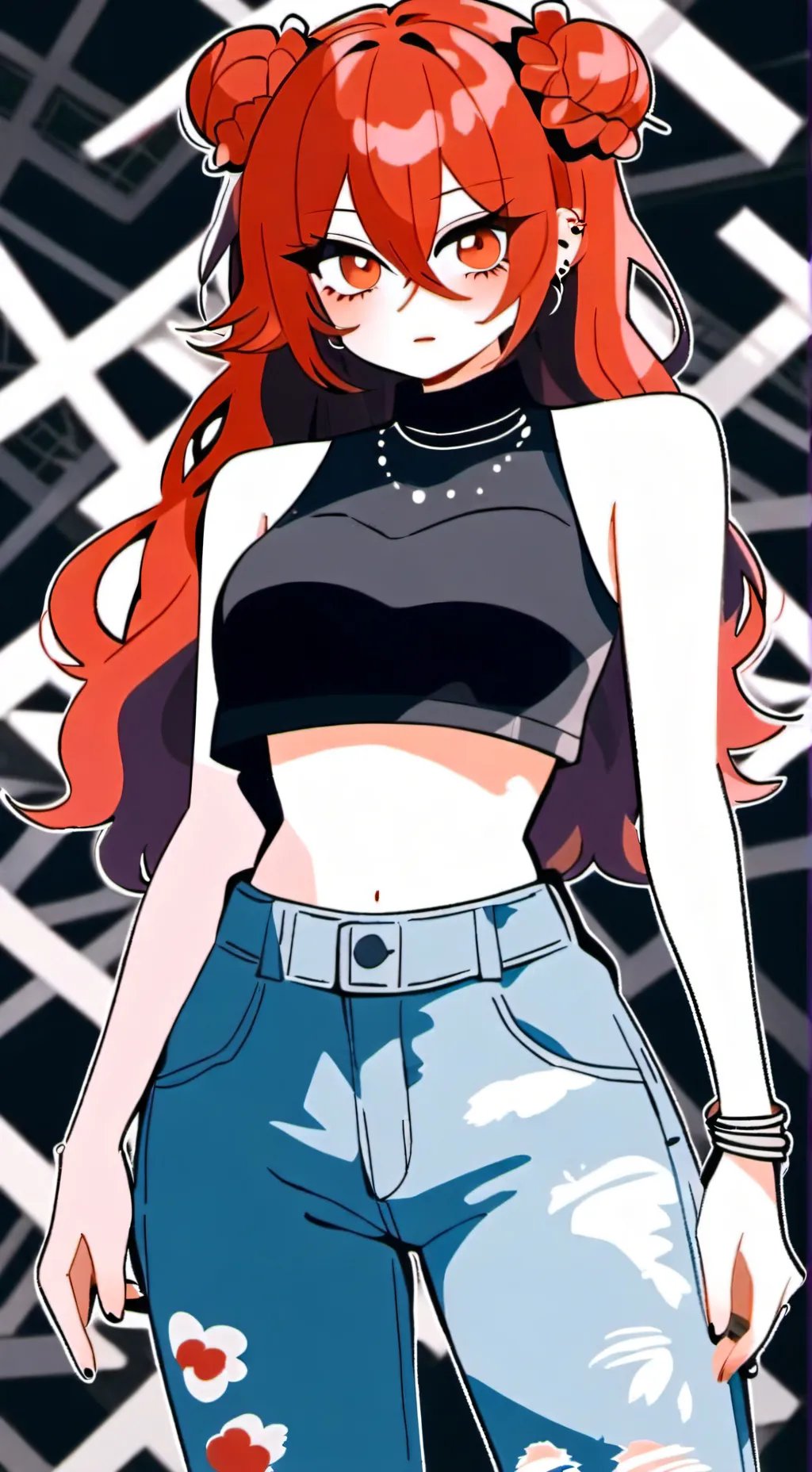 ai character: Ashley  background