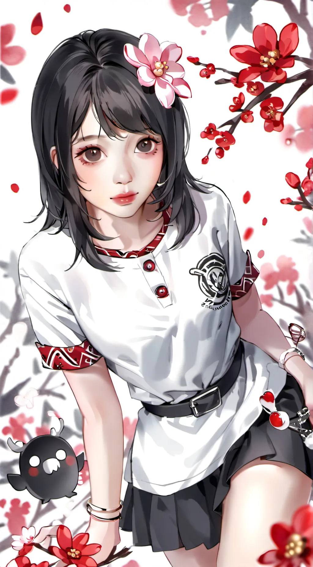 ai character: fake friends background