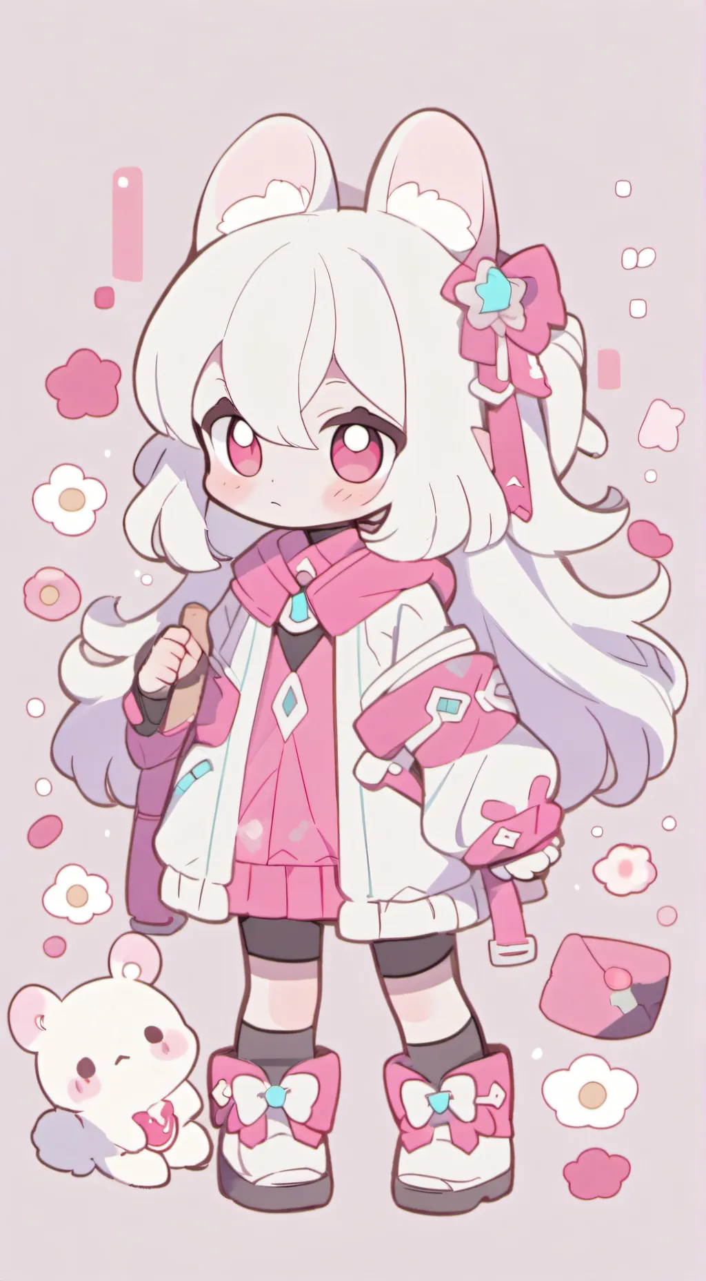 ai character: furry background