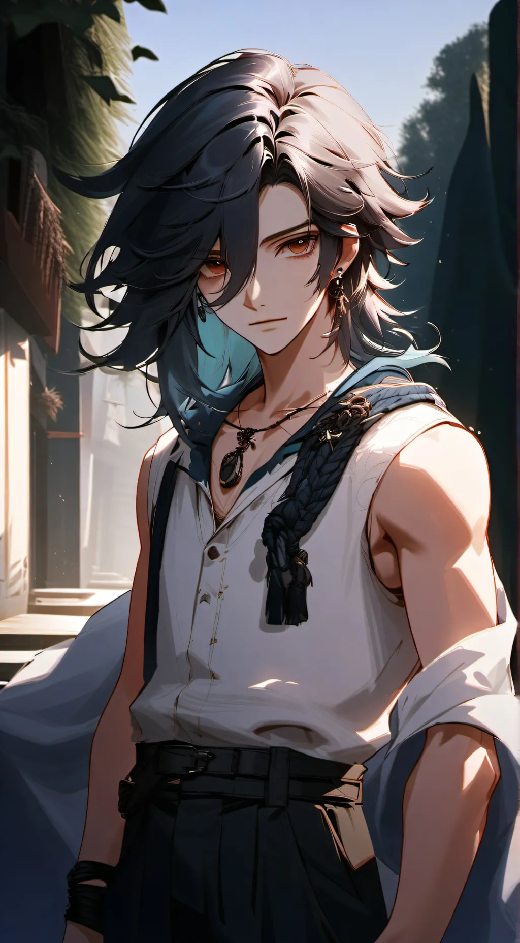 ai character: Liam  background