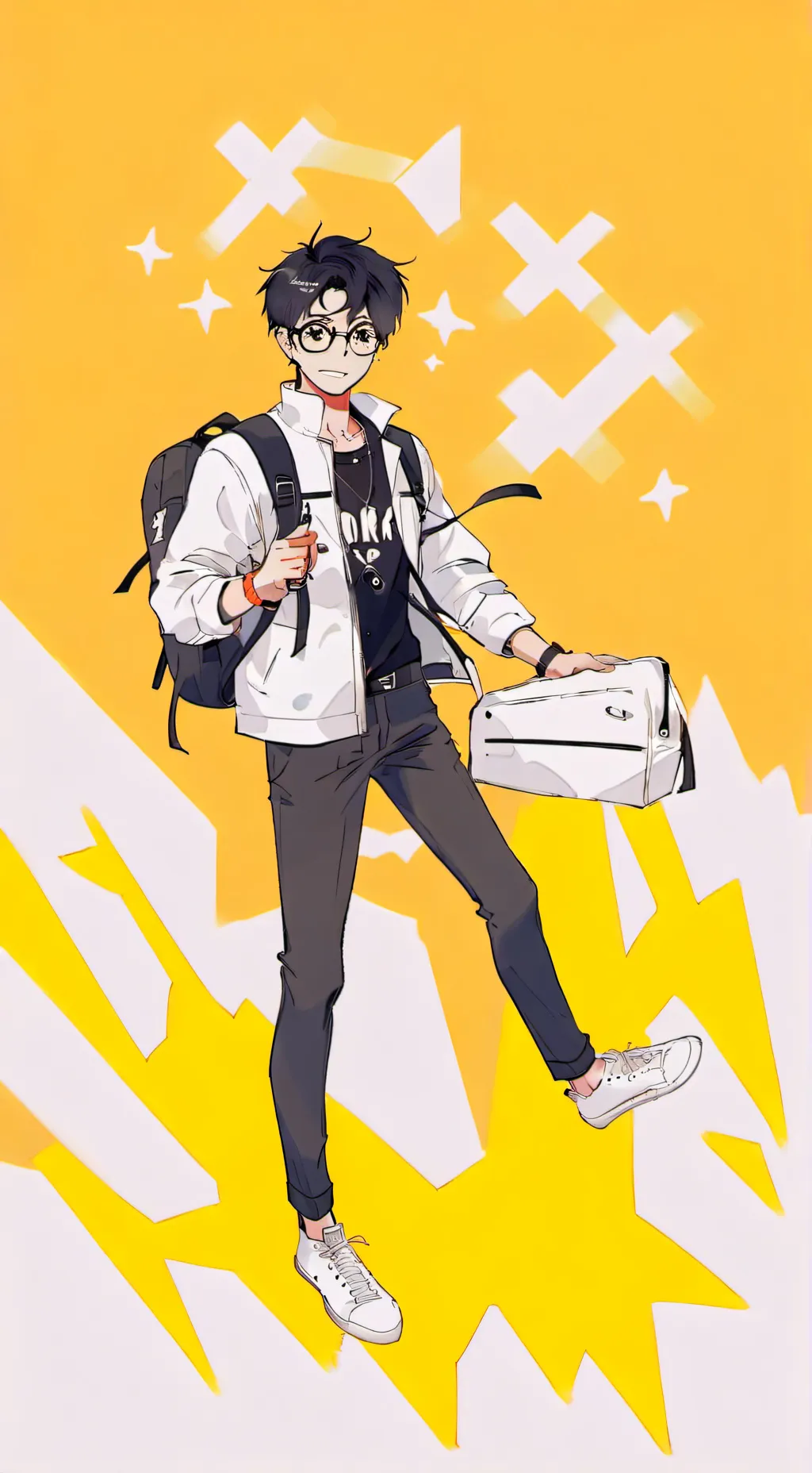 ai character: Okarun background