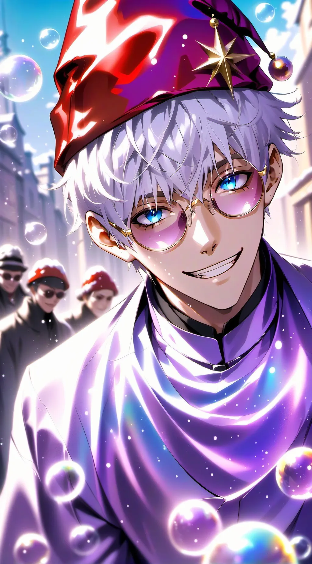 ai character: getos kfc trip background