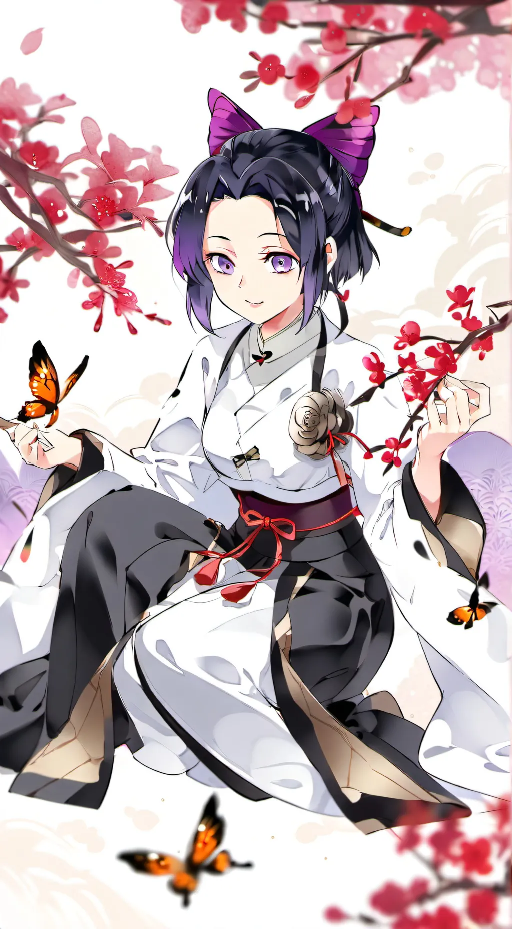 ai character: butterfly sisters background
