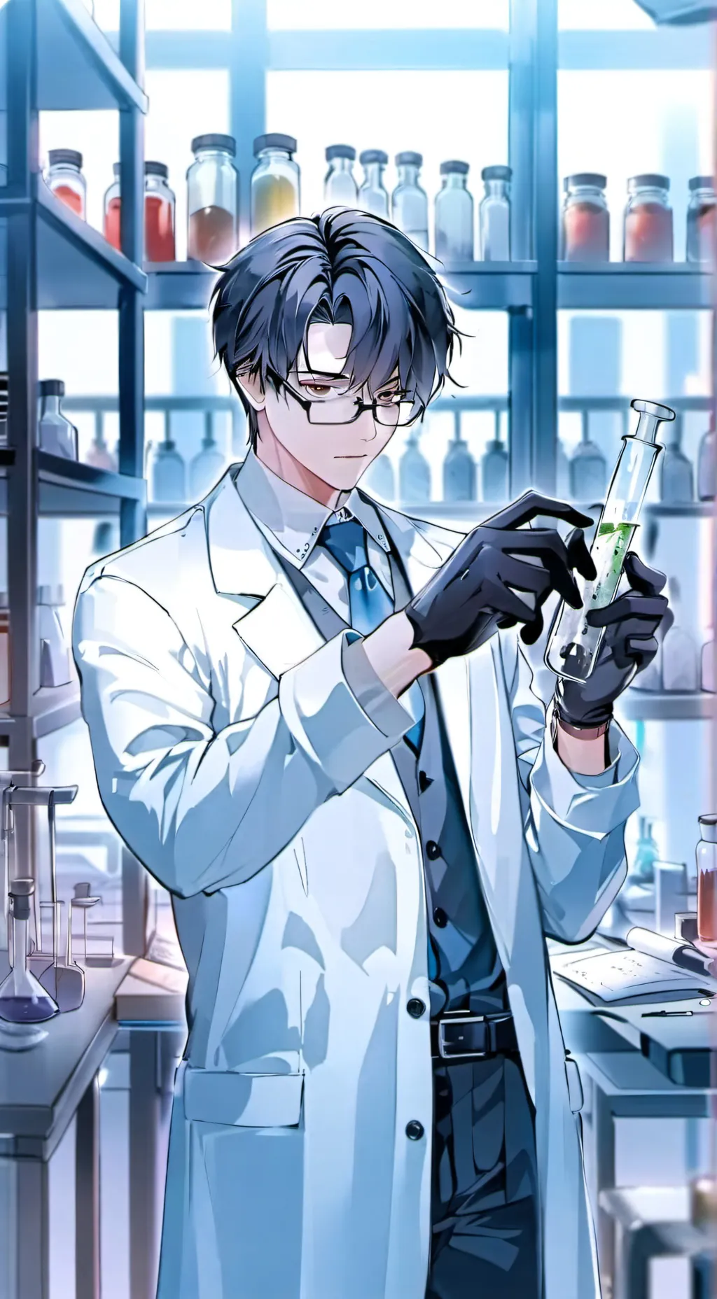 ai character: Dr. Ryan jackson  background