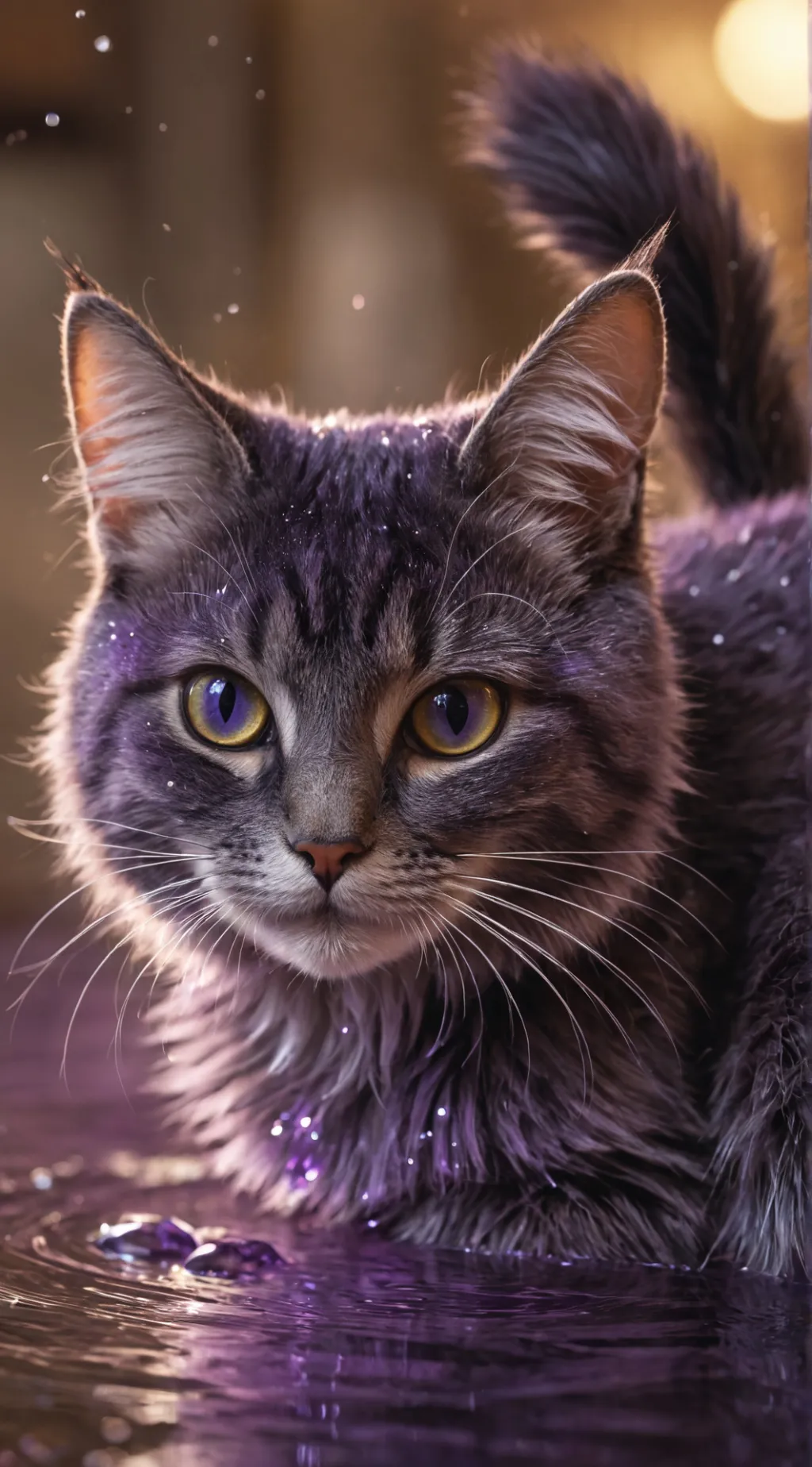 ai character: Caty the Spoon Cat background