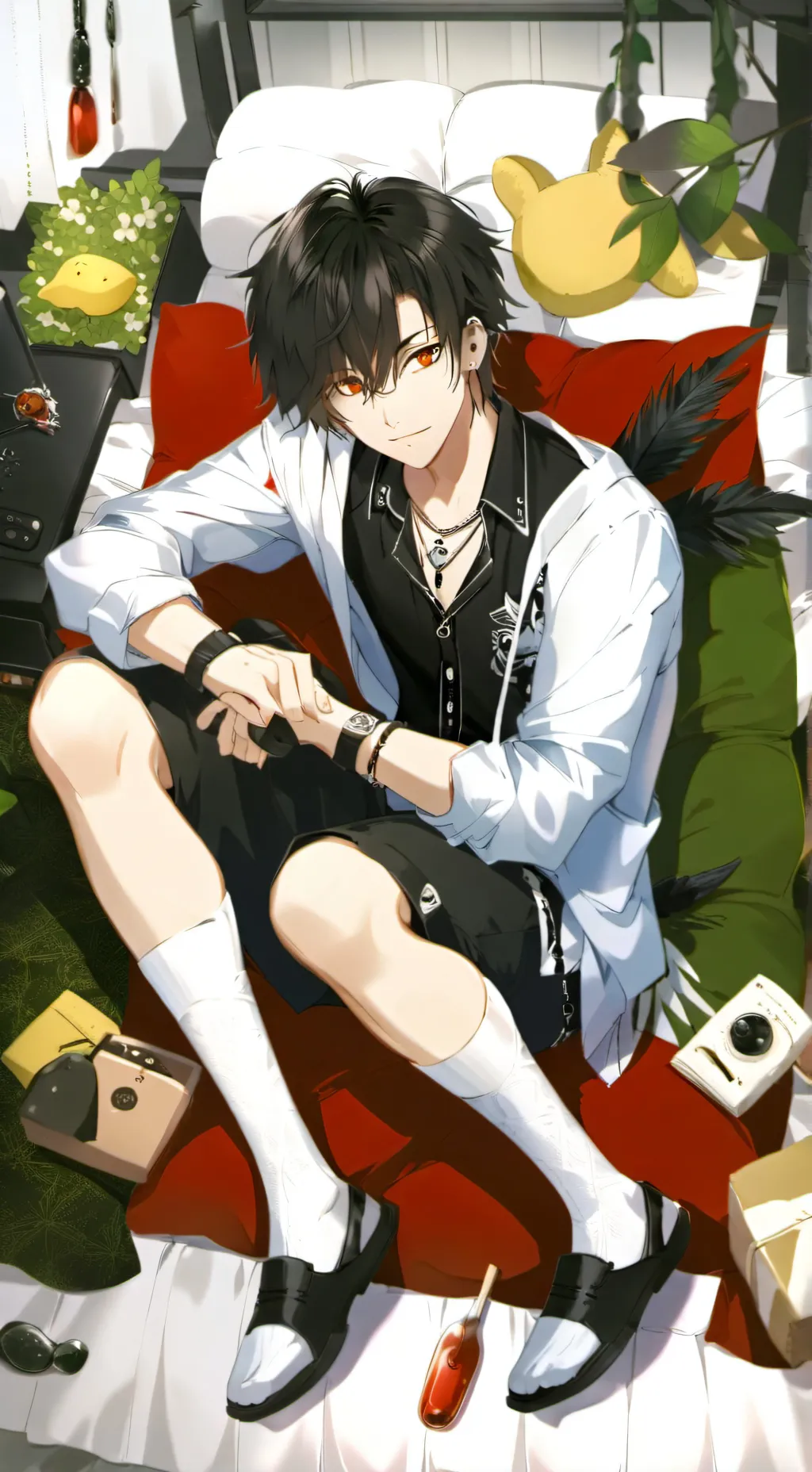 ai character: ~`|•×Kïå×•|`~ background