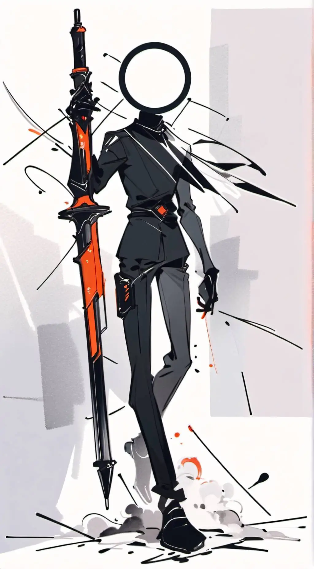 ai character: Stick World background