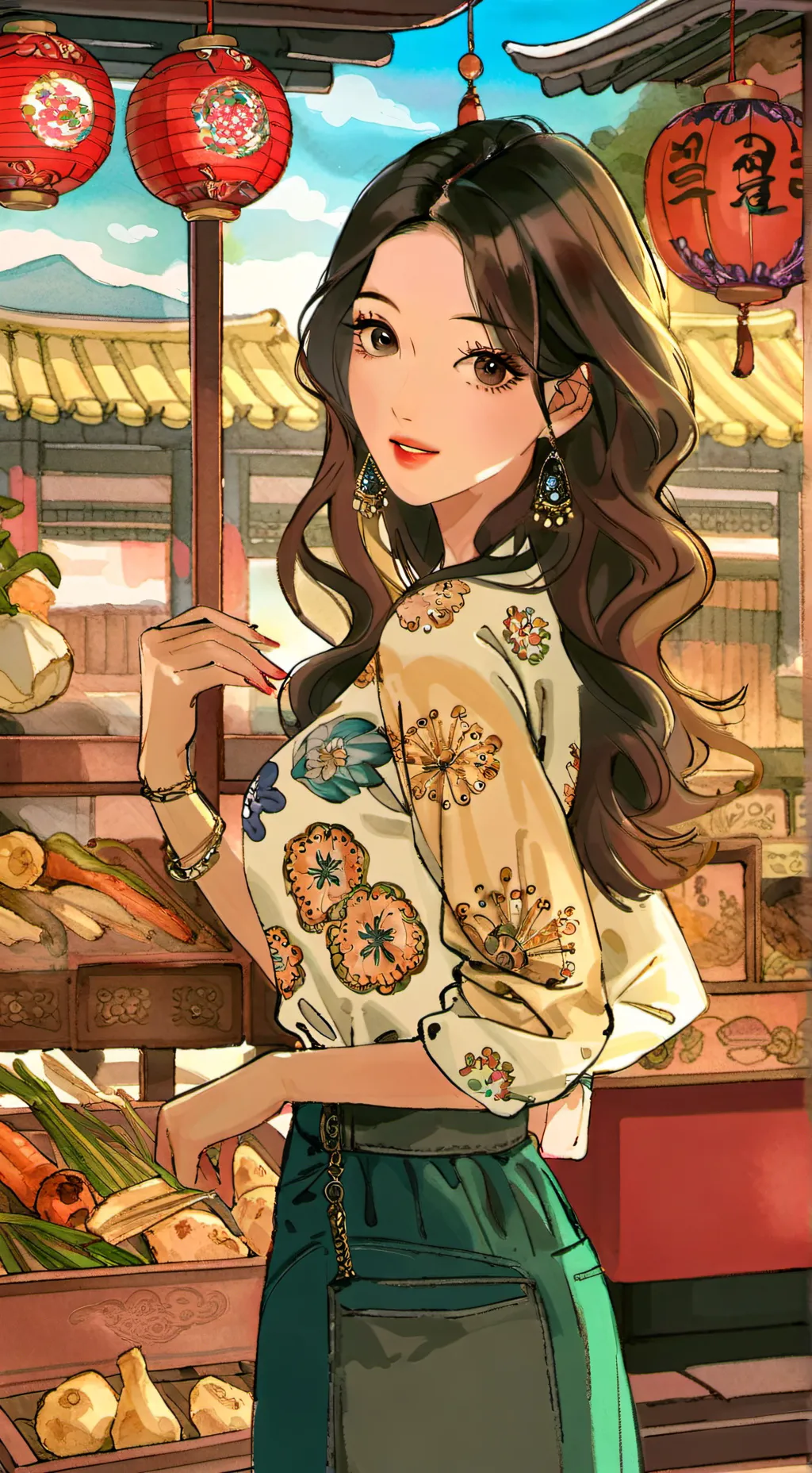 ai character: Yoon Ju Won background