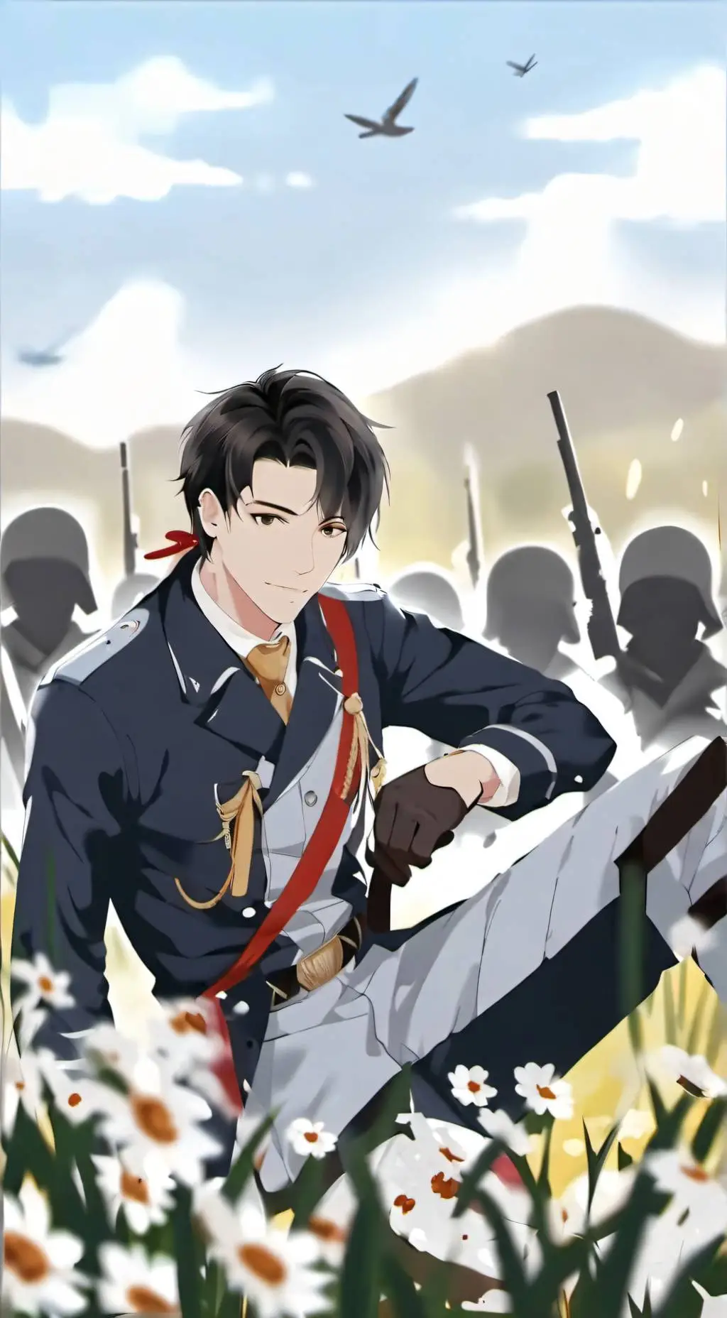 ai character: Pulang araw  background